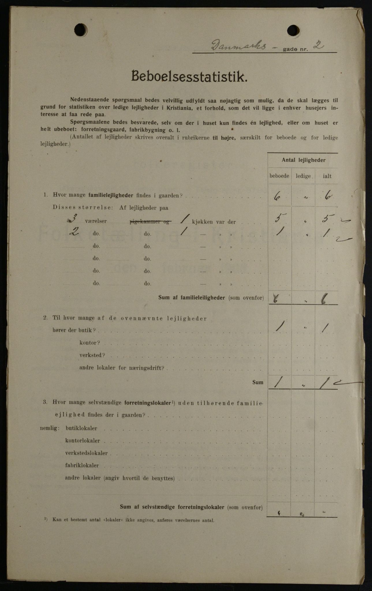 OBA, Municipal Census 1908 for Kristiania, 1908, p. 13634