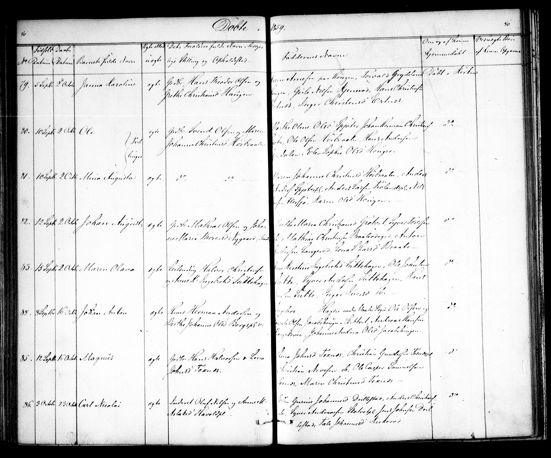 Våler prestekontor Kirkebøker, AV/SAO-A-11083/F/Fa/L0007: Parish register (official) no. I 7, 1856-1861, p. 40