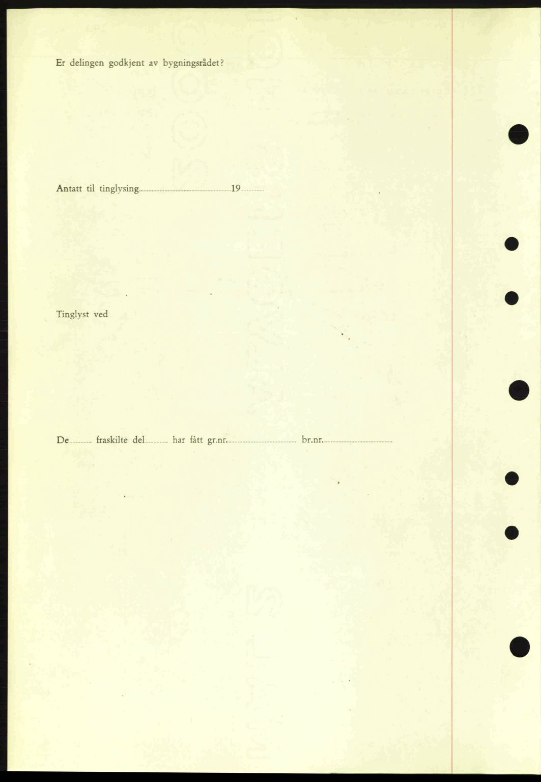 Nordre Sunnmøre sorenskriveri, AV/SAT-A-0006/1/2/2C/2Ca: Mortgage book no. A15, 1942-1943, Diary no: : 1960/1942