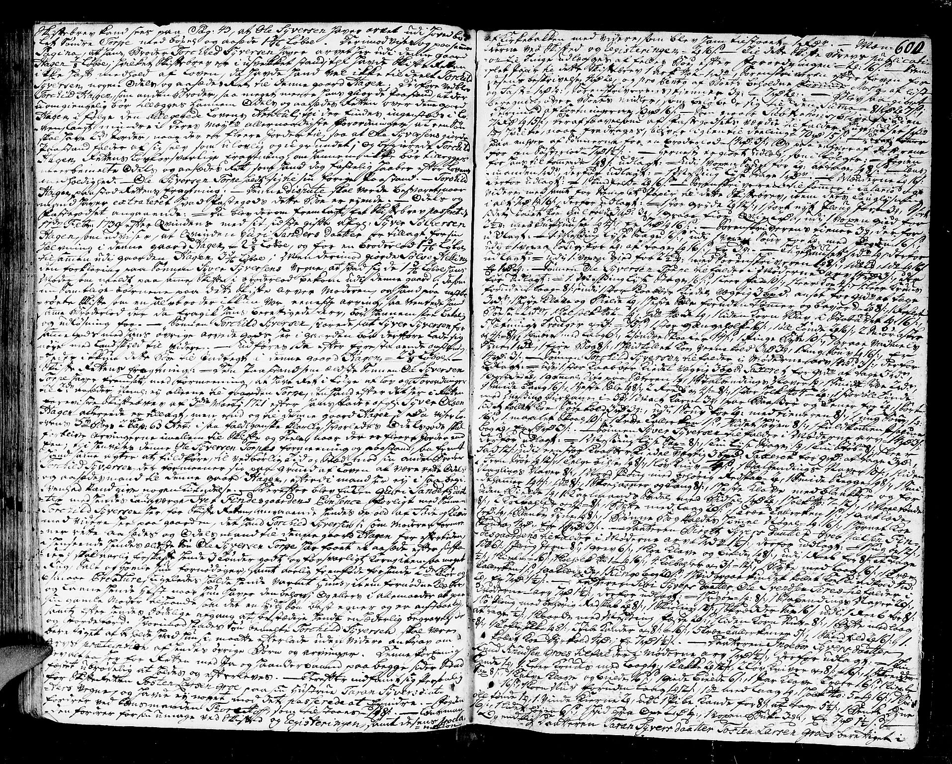 Ringerike og Hallingdal sorenskriveri, SAKO/A-81/H/Ha/L0014: Skifteprotokoll, 1744-1749, p. 599b-600a