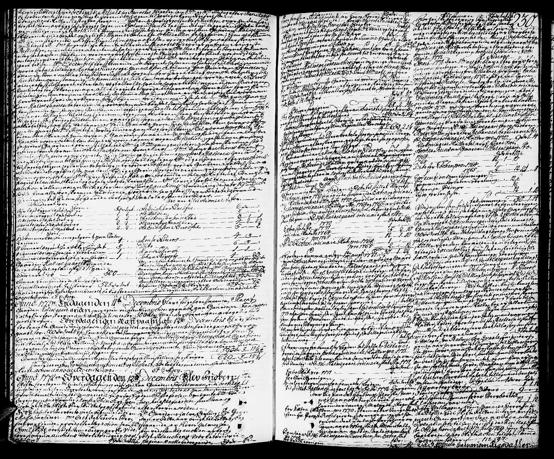 Orkdal sorenskriveri, SAT/A-4169/1/3/3Aa/L0007: Skifteprotokoller, 1767-1782, p. 229b-230a