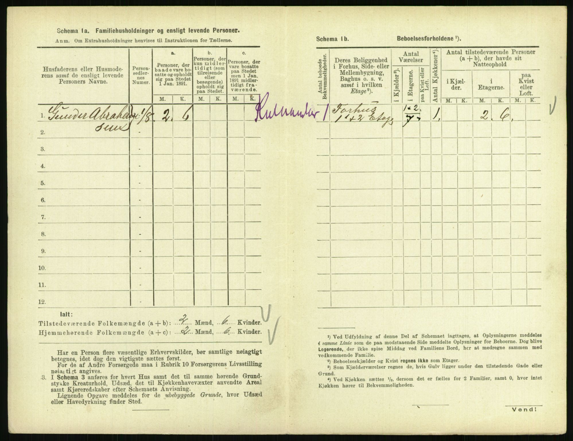 RA, 1891 census for 0801 Kragerø, 1891, p. 791