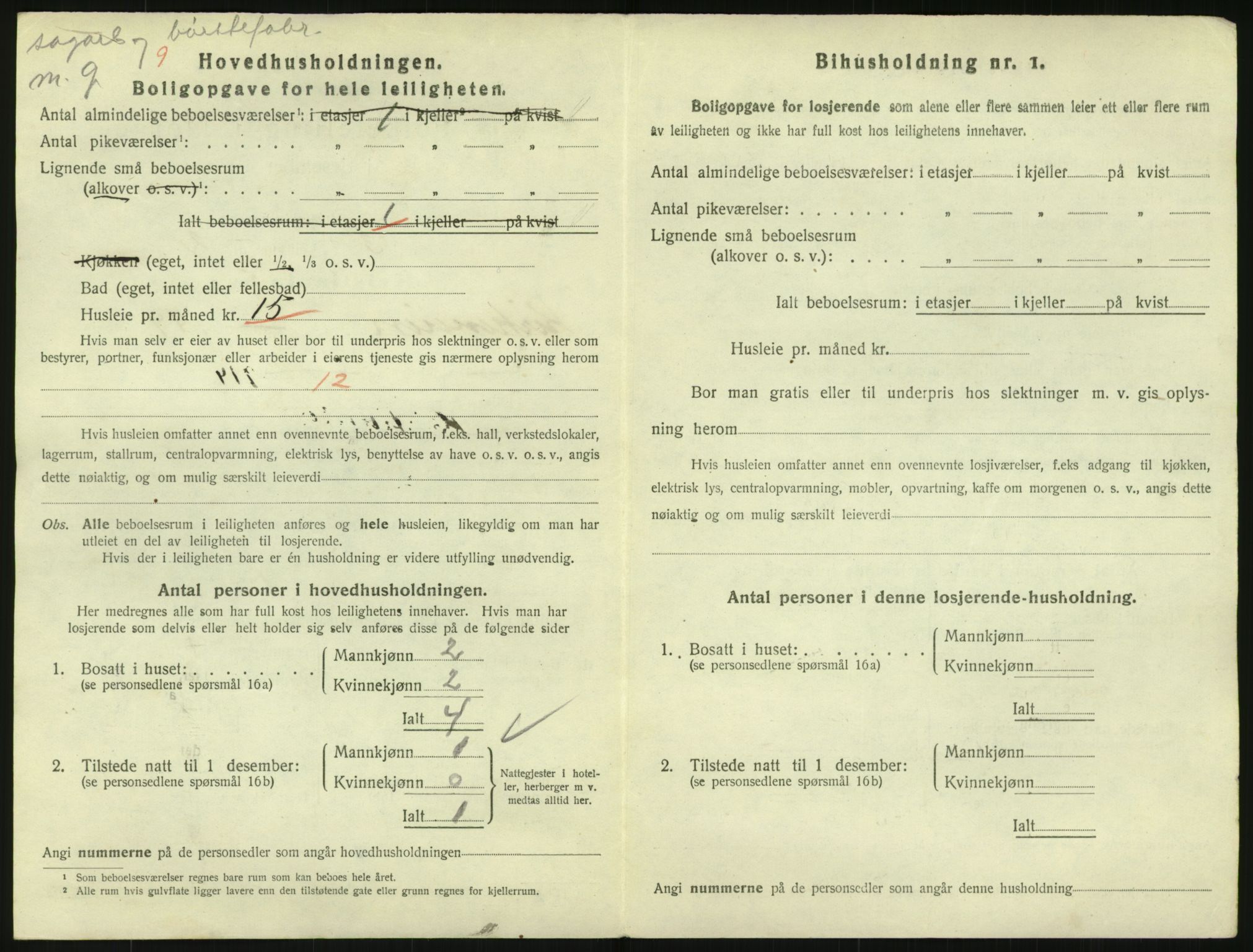 SAO, 1920 census for Kristiania, 1920, p. 52337