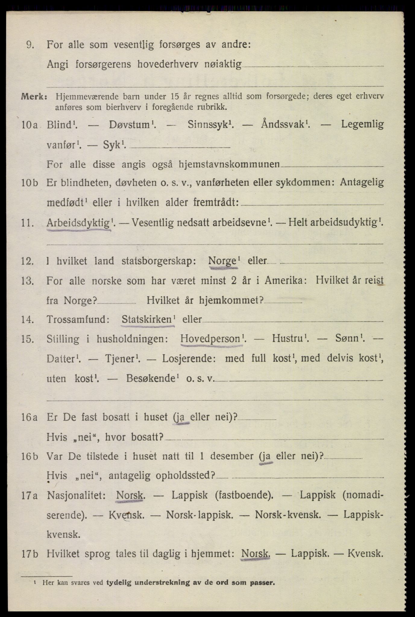 SAT, 1920 census for Bodin, 1920, p. 8425