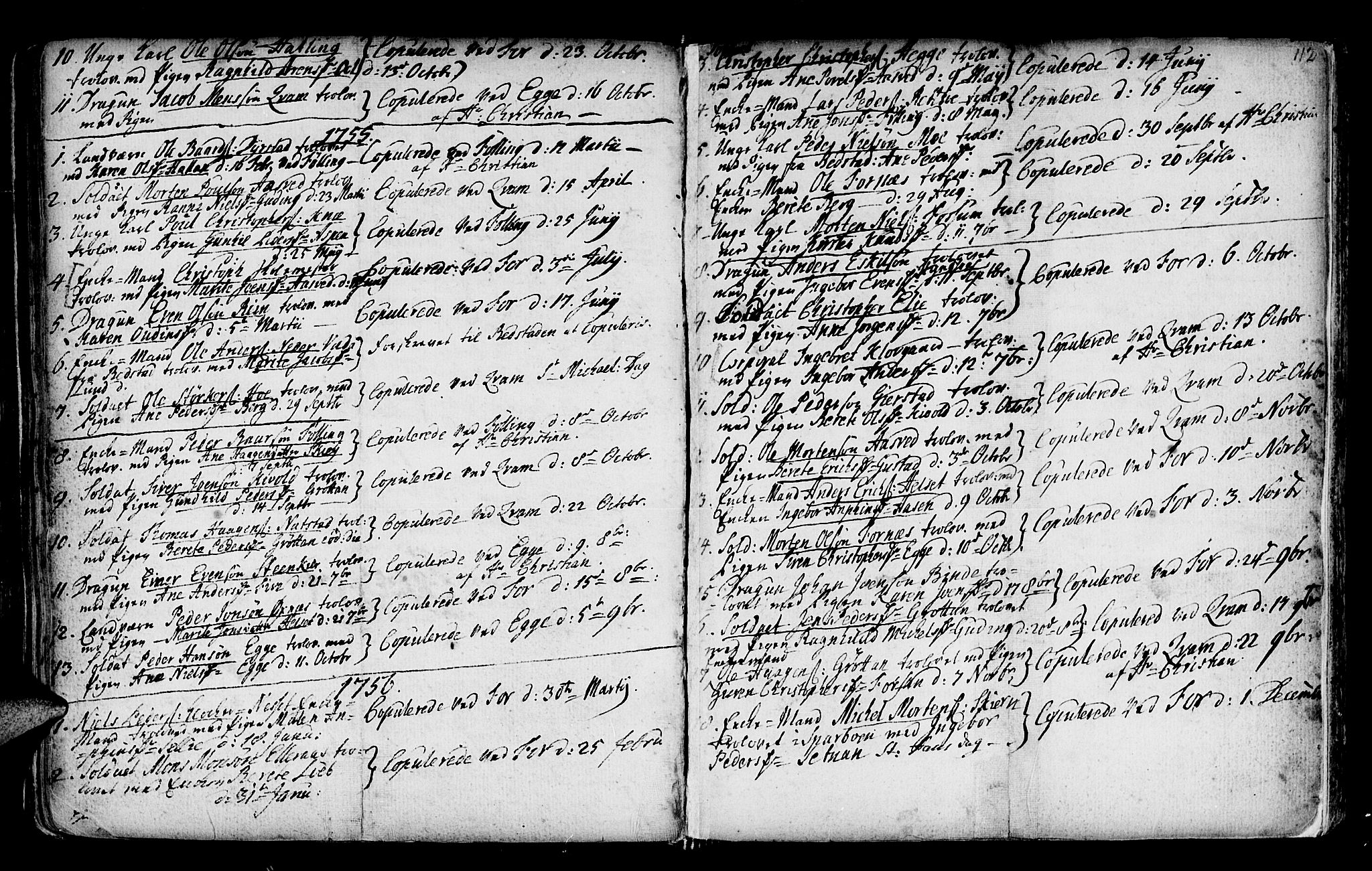 Ministerialprotokoller, klokkerbøker og fødselsregistre - Nord-Trøndelag, SAT/A-1458/746/L0439: Parish register (official) no. 746A01, 1688-1759, p. 112