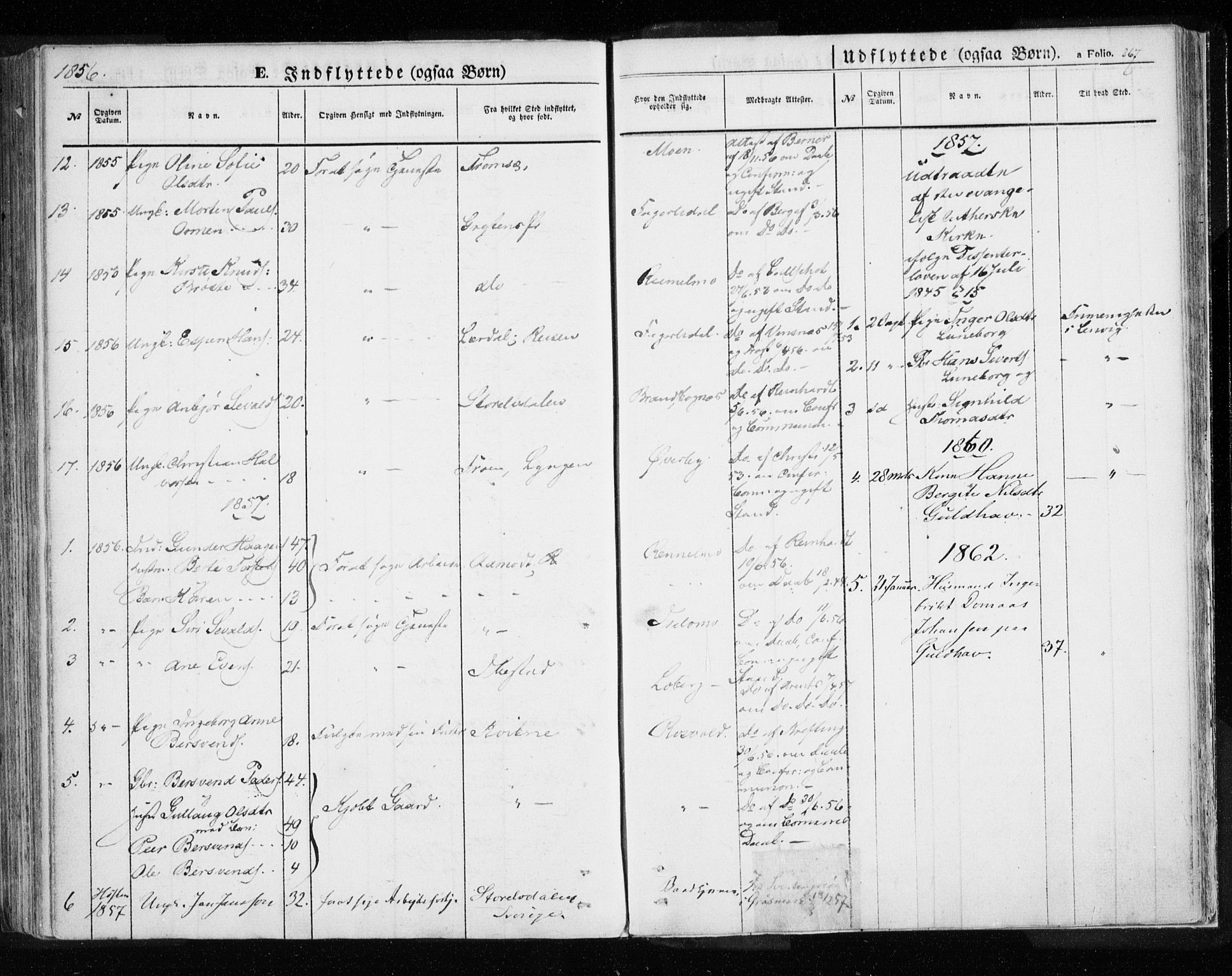 Målselv sokneprestembete, SATØ/S-1311/G/Ga/Gaa/L0003kirke: Parish register (official) no. 3, 1853-1863, p. 267