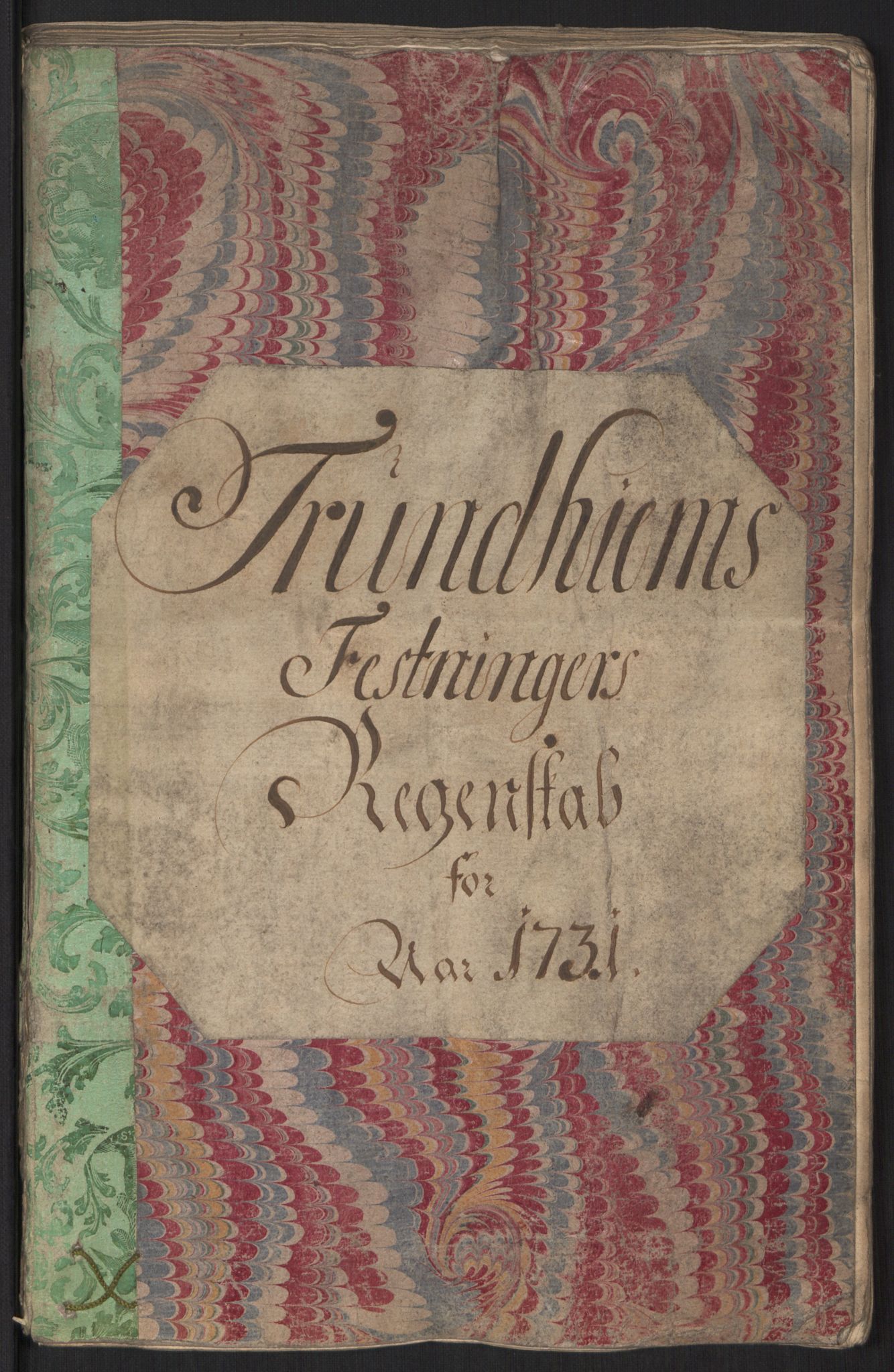 Rentekammeret inntil 1814, Reviderte regnskaper, Militære regnskaper, RA/EA-4069/Rd/L0649: Trondheim festningsregnskaper, 1731