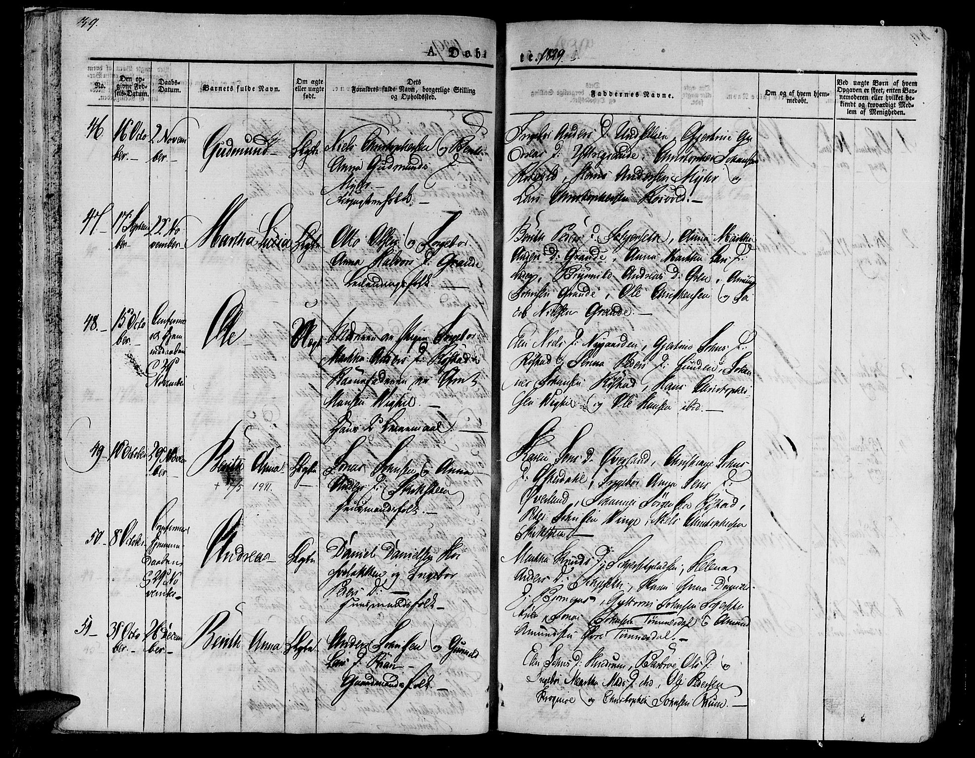 Ministerialprotokoller, klokkerbøker og fødselsregistre - Nord-Trøndelag, SAT/A-1458/701/L0006: Parish register (official) no. 701A06, 1825-1841, p. 39