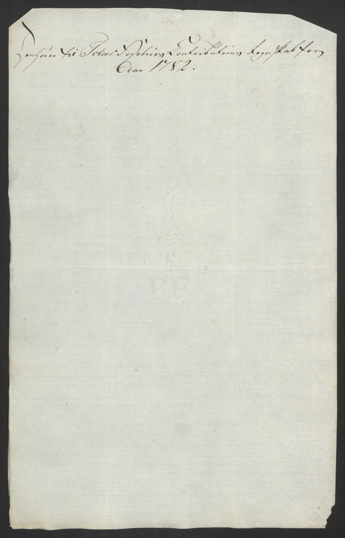Rentekammeret inntil 1814, Reviderte regnskaper, Fogderegnskap, AV/RA-EA-4092/R19/L1369: Fogderegnskap Toten, Hadeland og Vardal, 1782, p. 76