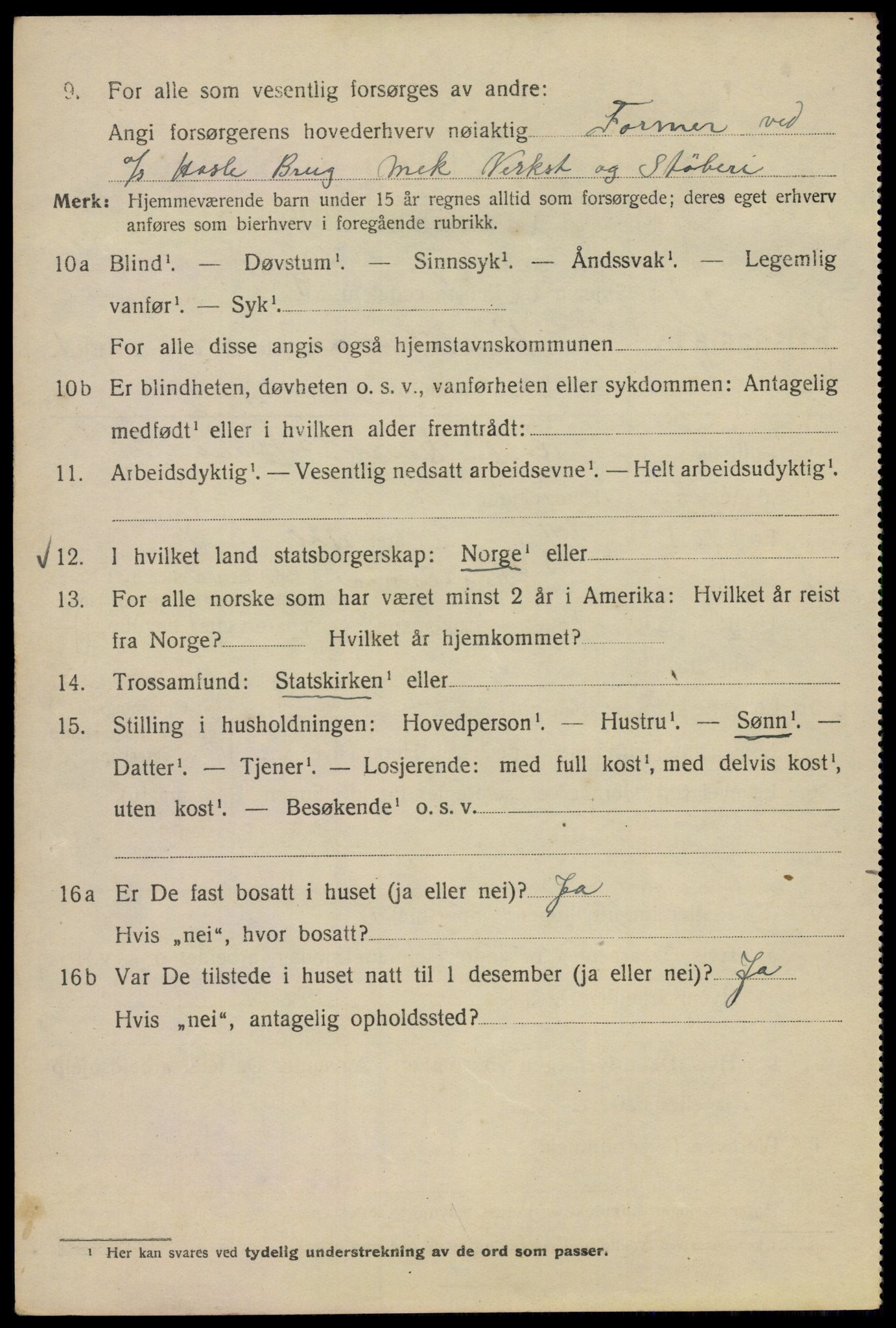 SAO, 1920 census for Kristiania, 1920, p. 473250