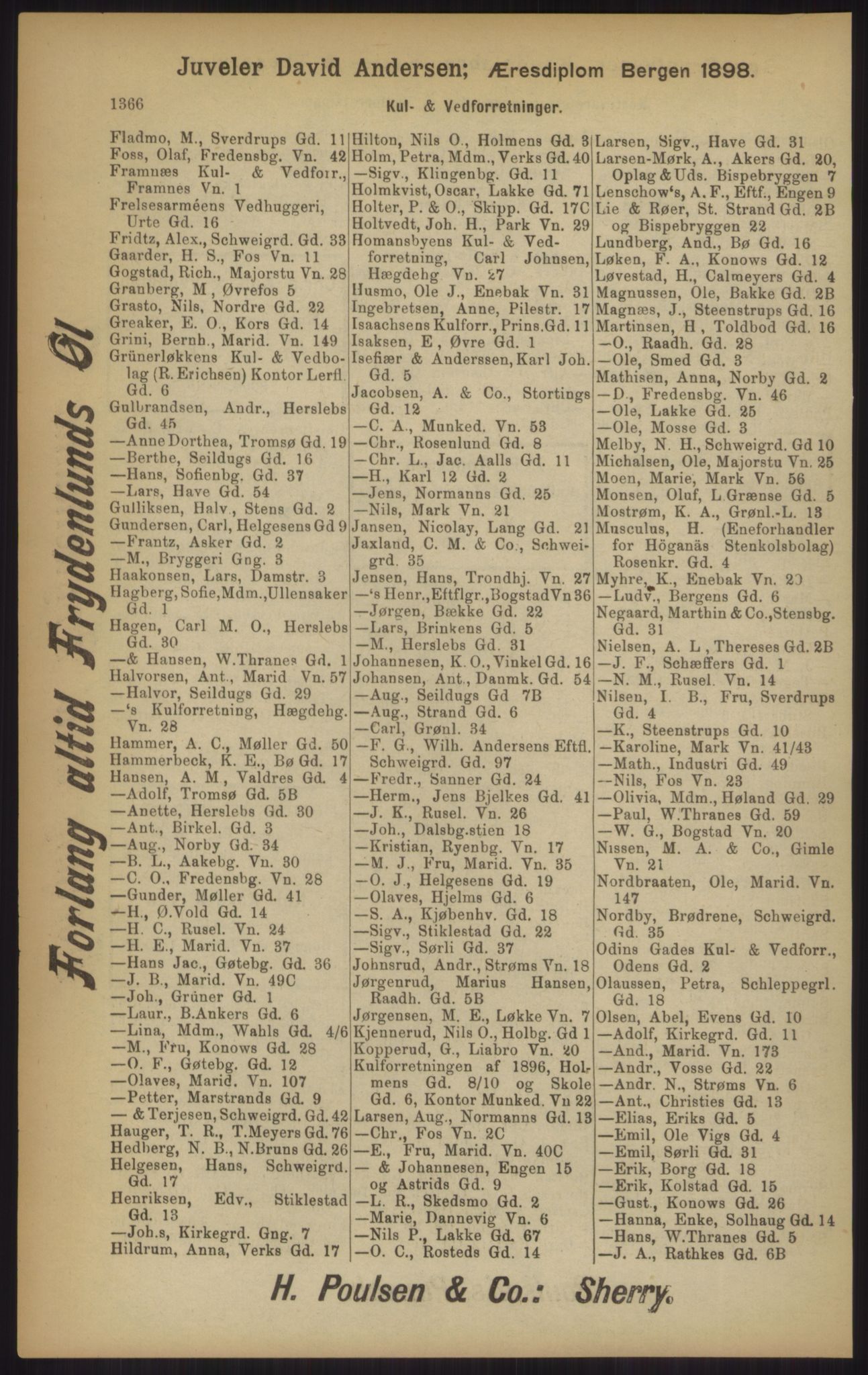 Kristiania/Oslo adressebok, PUBL/-, 1902, p. 1366