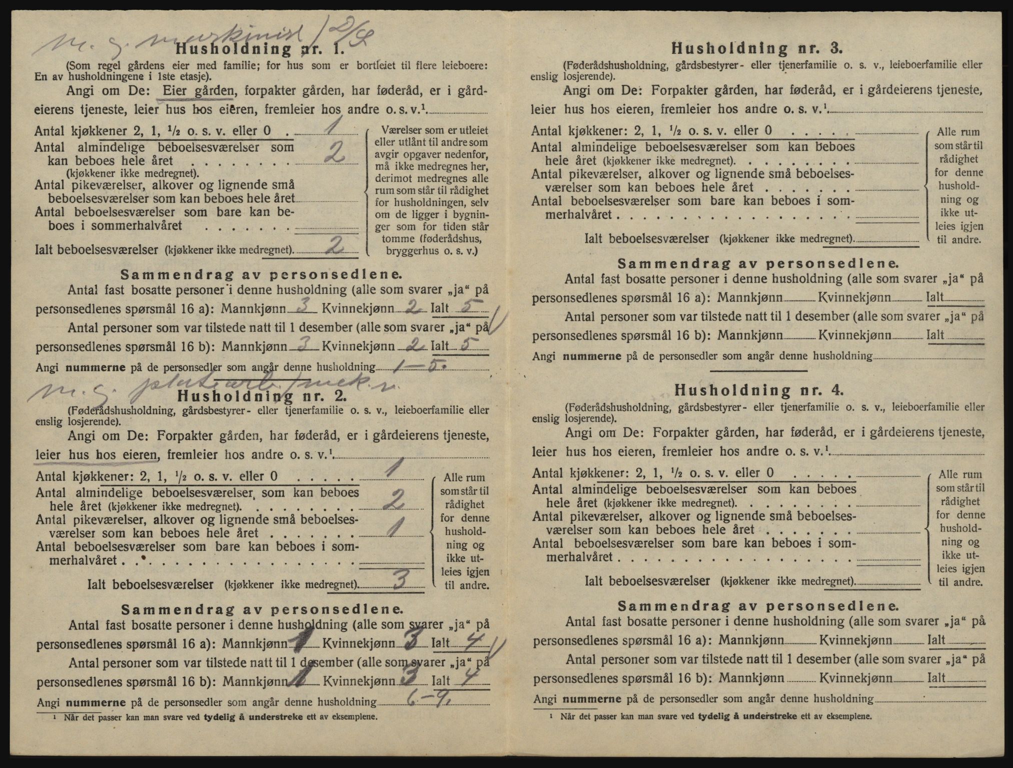 SAO, 1920 census for Glemmen, 1920, p. 2746