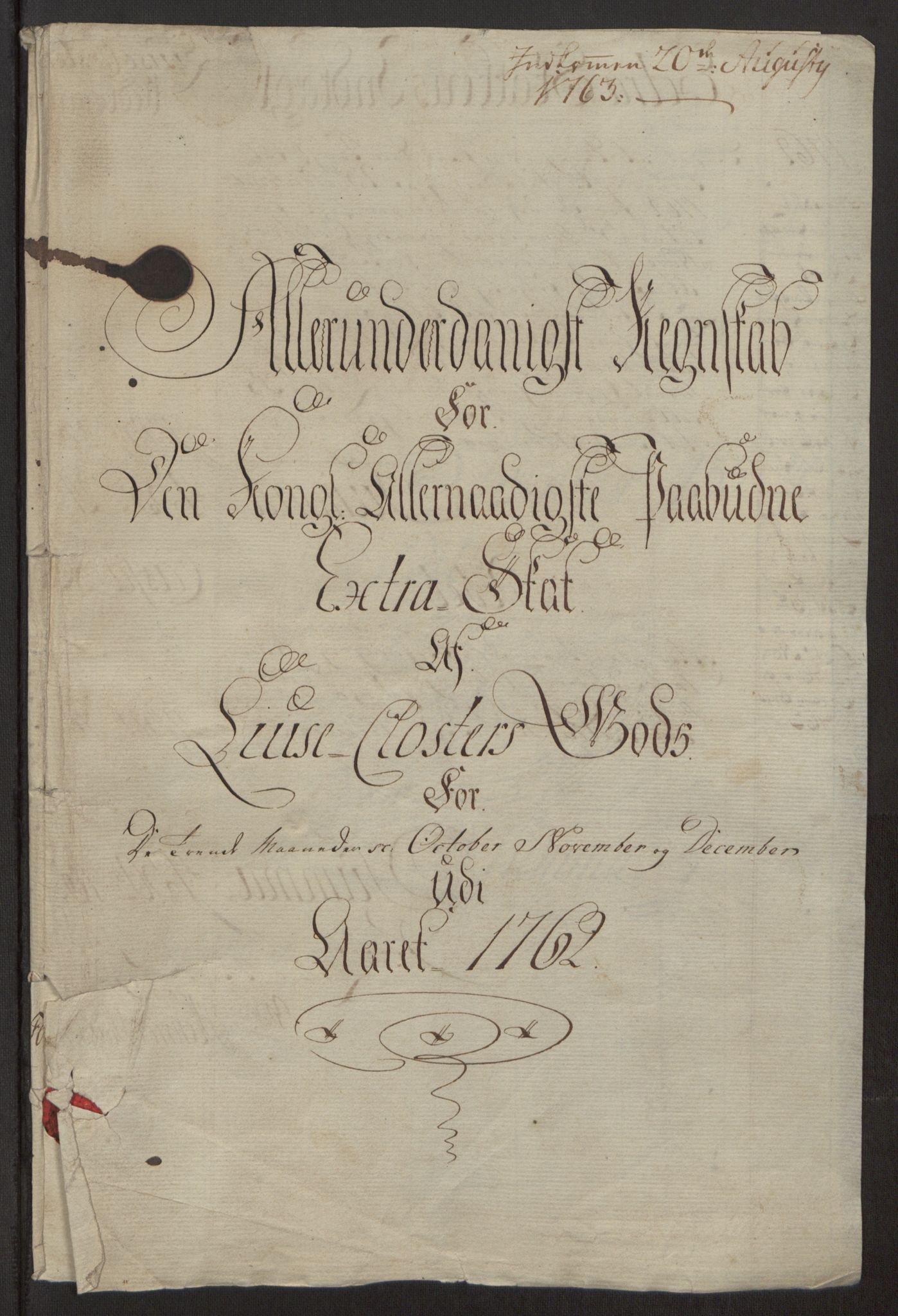 Rentekammeret inntil 1814, Reviderte regnskaper, Fogderegnskap, RA/EA-4092/R50/L3180: Ekstraskatten Lyse kloster, 1762-1783, p. 3