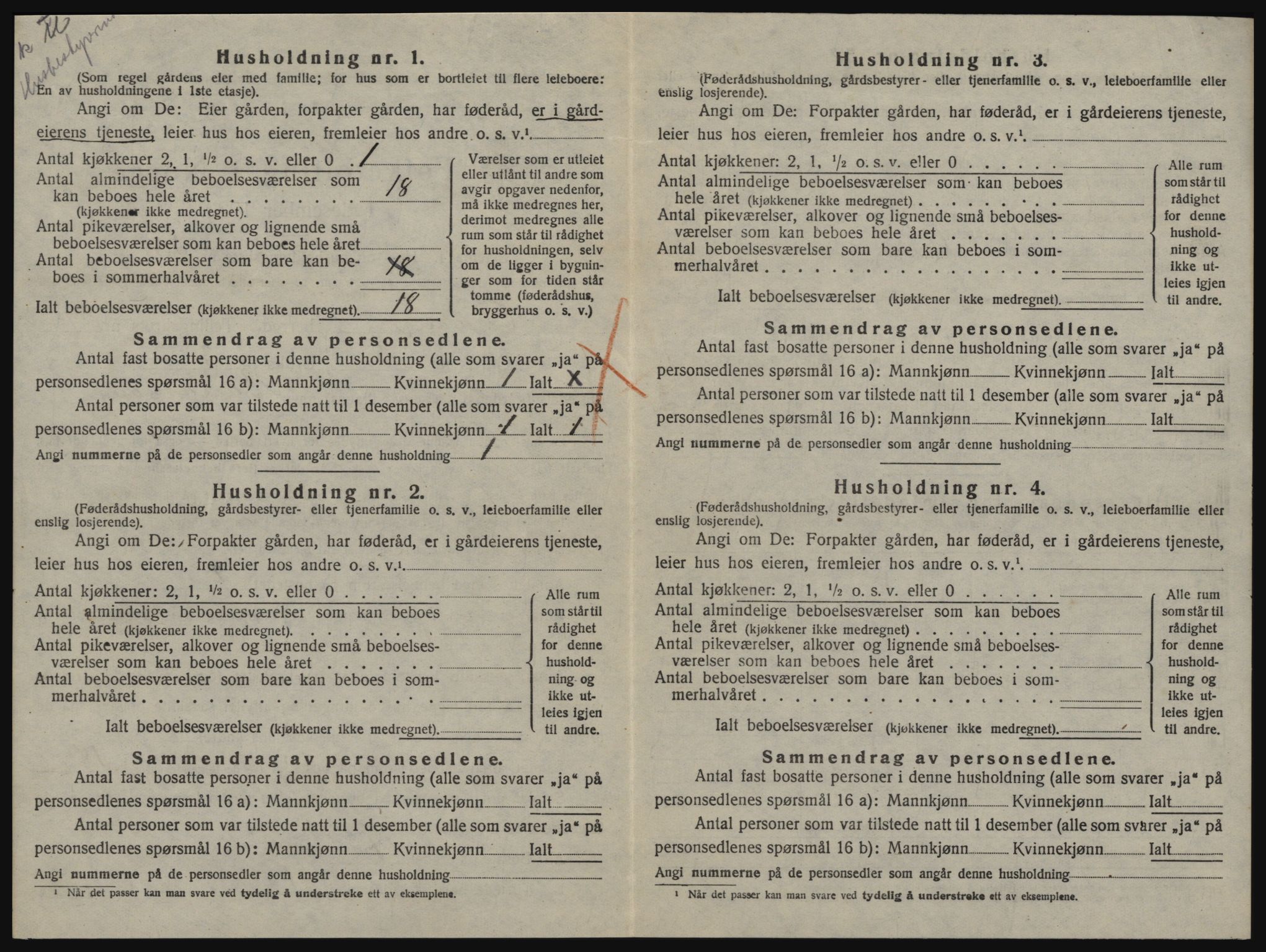 SAT, 1920 census for Orkanger, 1920, p. 602