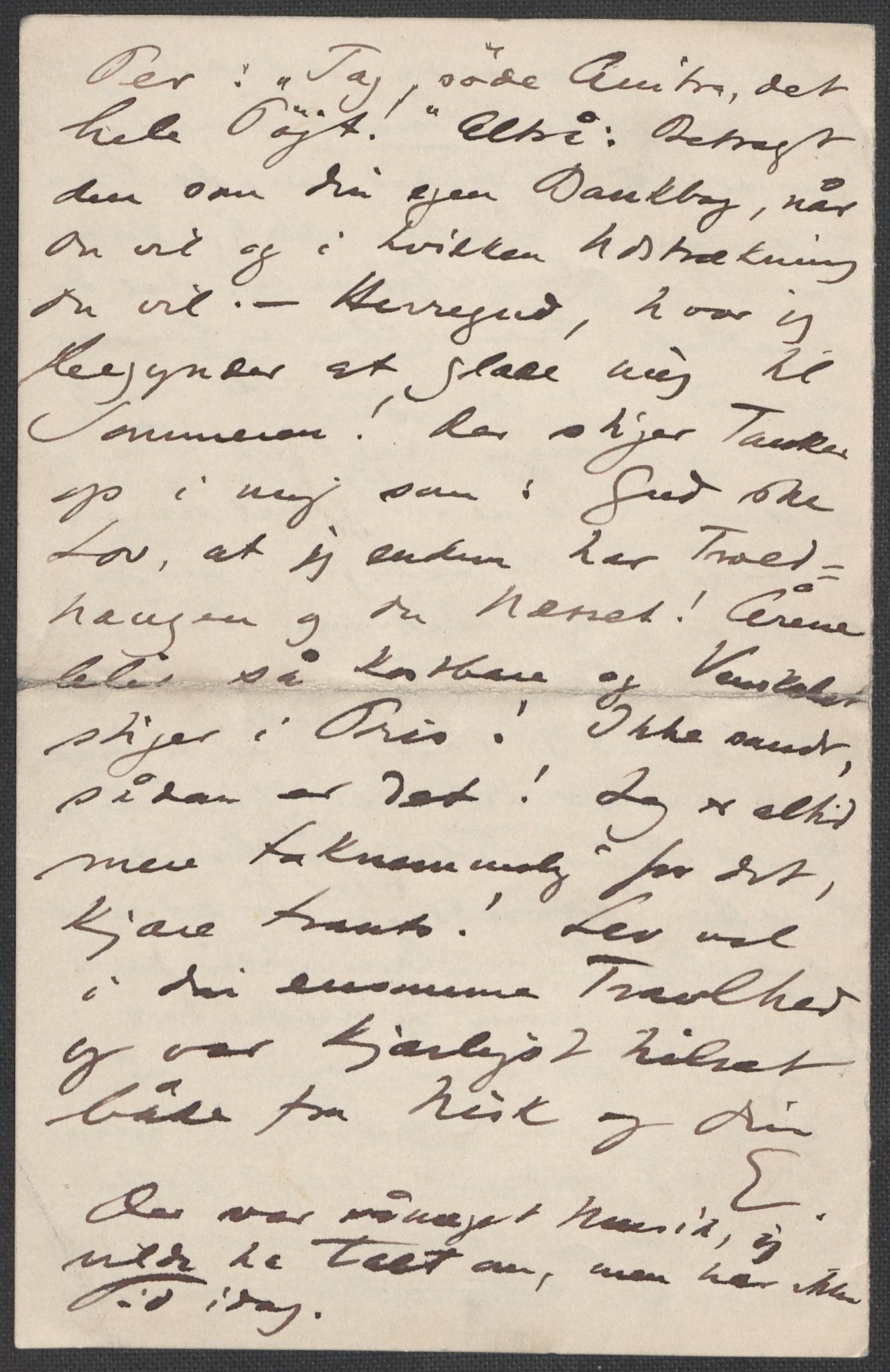 Beyer, Frants, AV/RA-PA-0132/F/L0001: Brev fra Edvard Grieg til Frantz Beyer og "En del optegnelser som kan tjene til kommentar til brevene" av Marie Beyer, 1872-1907, p. 414