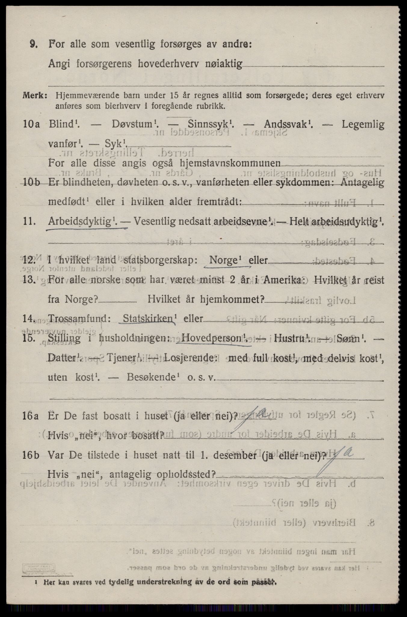 SAST, 1920 census for Tysvær, 1920, p. 3619