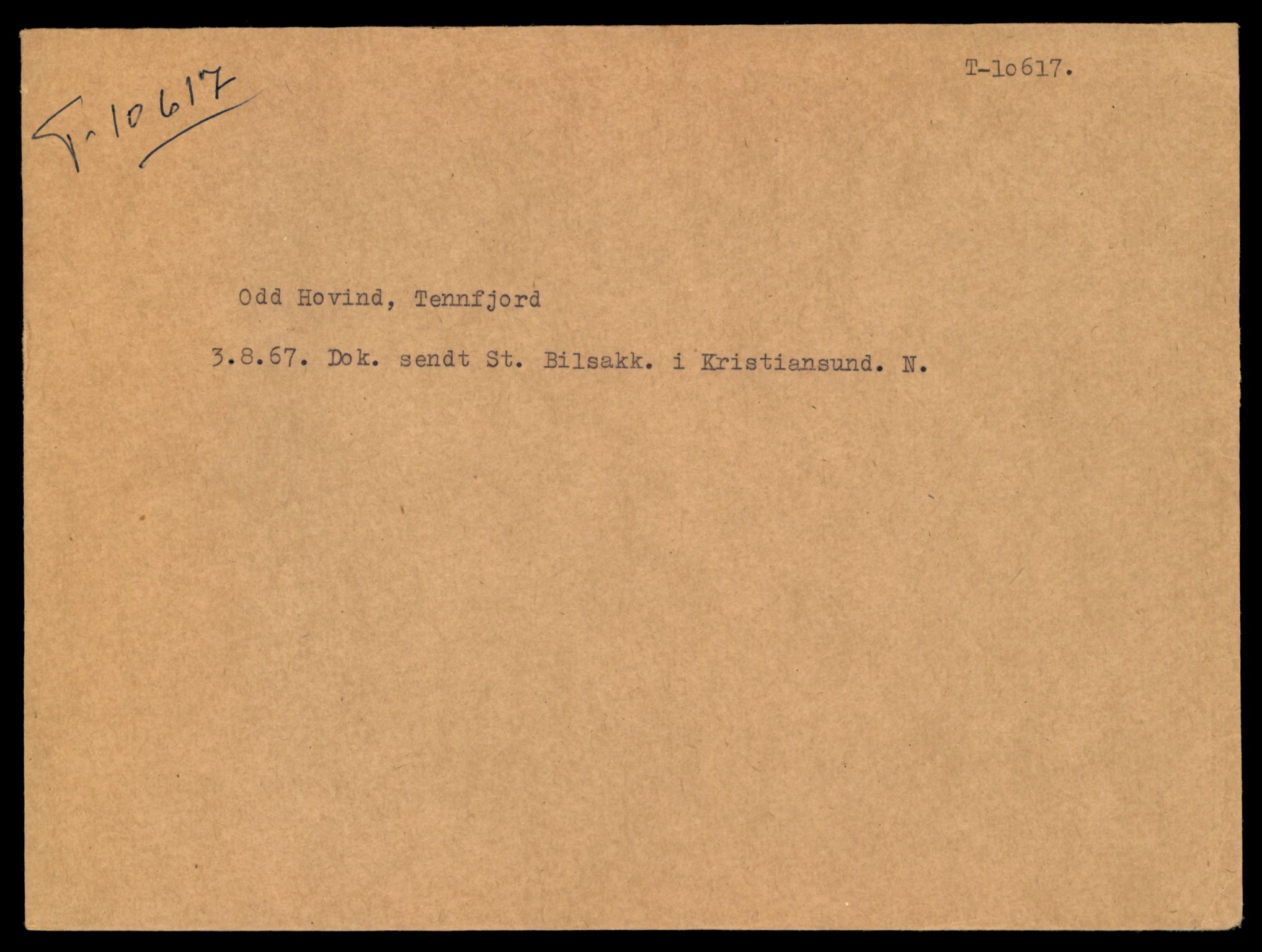Møre og Romsdal vegkontor - Ålesund trafikkstasjon, AV/SAT-A-4099/F/Fe/L0022: Registreringskort for kjøretøy T 10584 - T 10694, 1927-1998, p. 1045