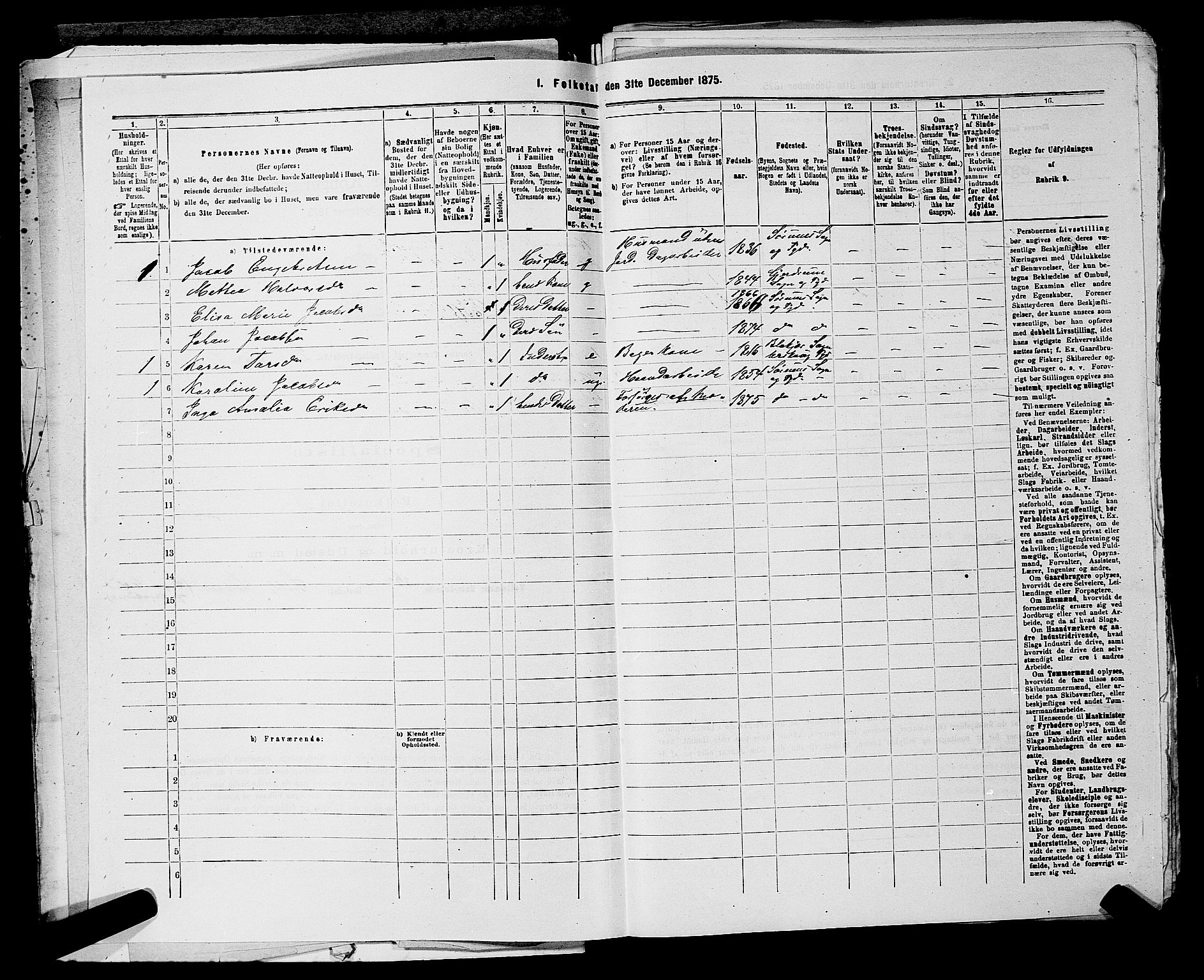 RA, 1875 census for 0226P Sørum, 1875, p. 144