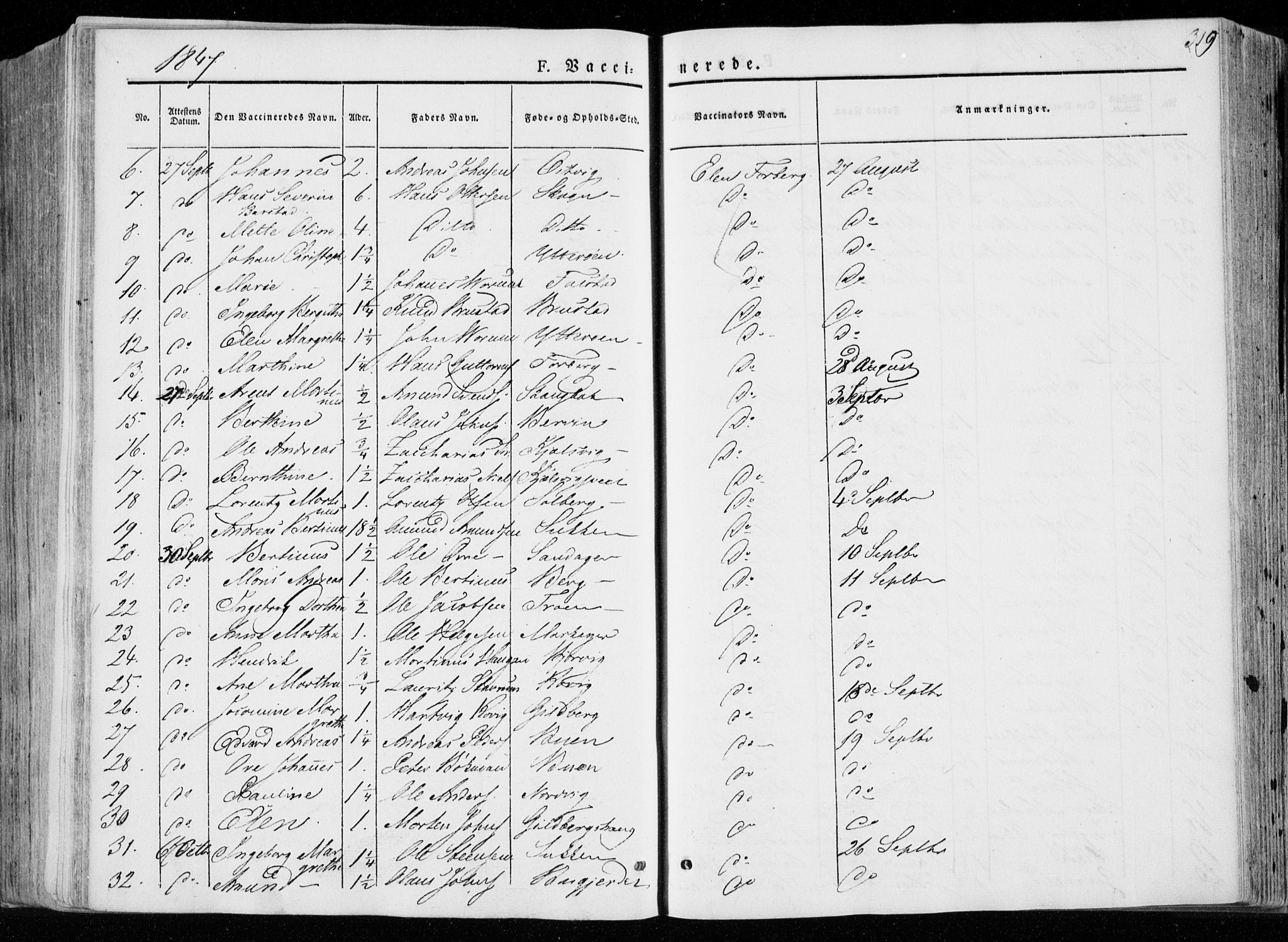 Ministerialprotokoller, klokkerbøker og fødselsregistre - Nord-Trøndelag, SAT/A-1458/722/L0218: Parish register (official) no. 722A05, 1843-1868, p. 319
