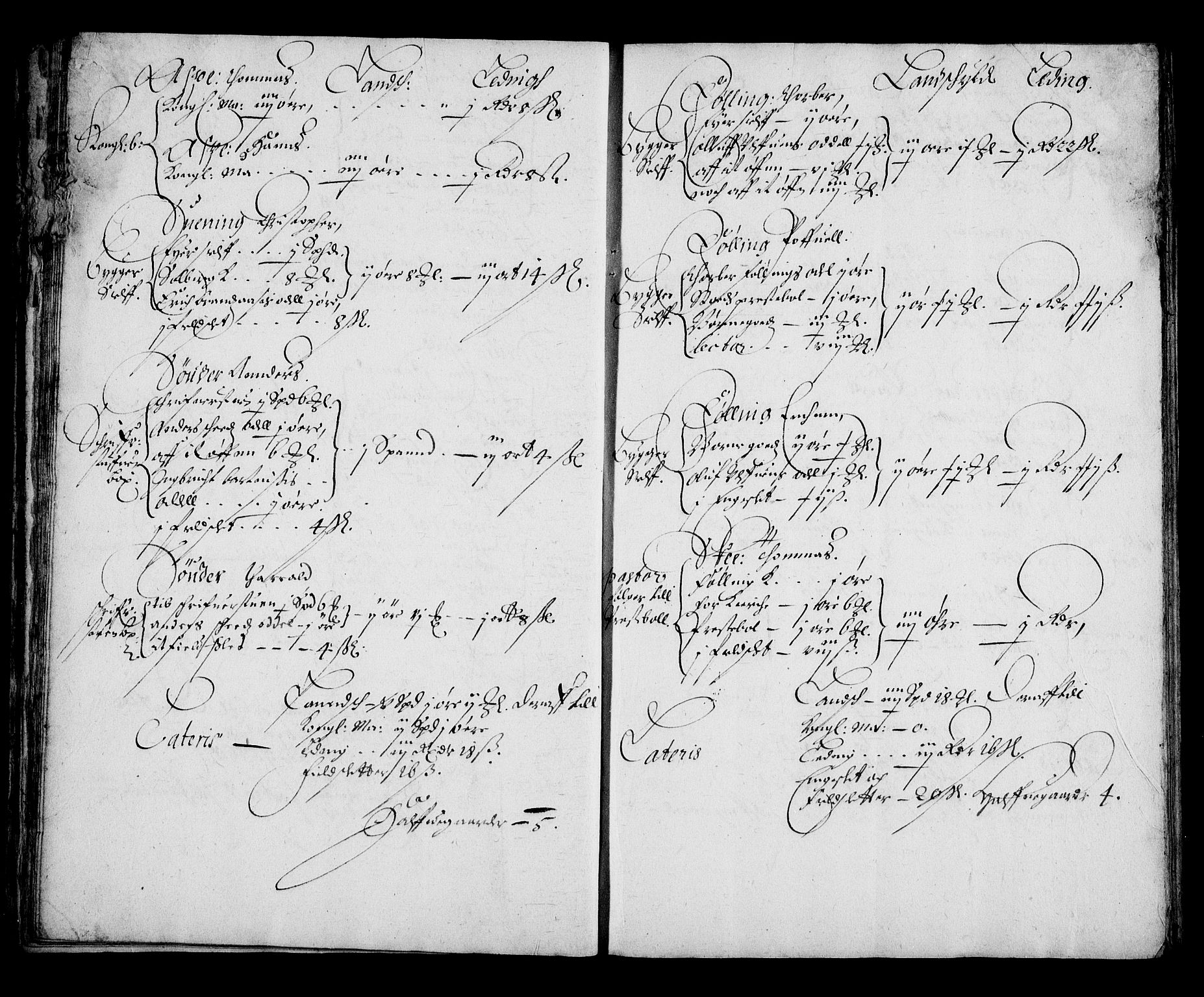 Rentekammeret inntil 1814, Realistisk ordnet avdeling, AV/RA-EA-4070/N/Na/L0002/0007: [XI g]: Trondheims stifts jordebøker: / Inderøy fogderi, 1664