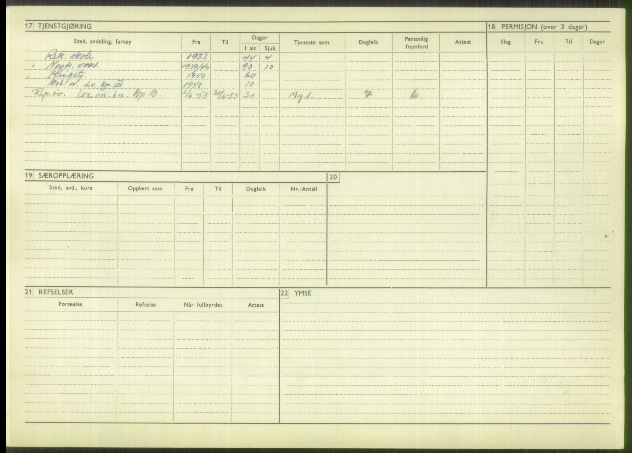 Forsvaret, Troms infanteriregiment nr. 16, AV/RA-RAFA-3146/P/Pa/L0016: Rulleblad for regimentets menige mannskaper, årsklasse 1932, 1932, p. 224