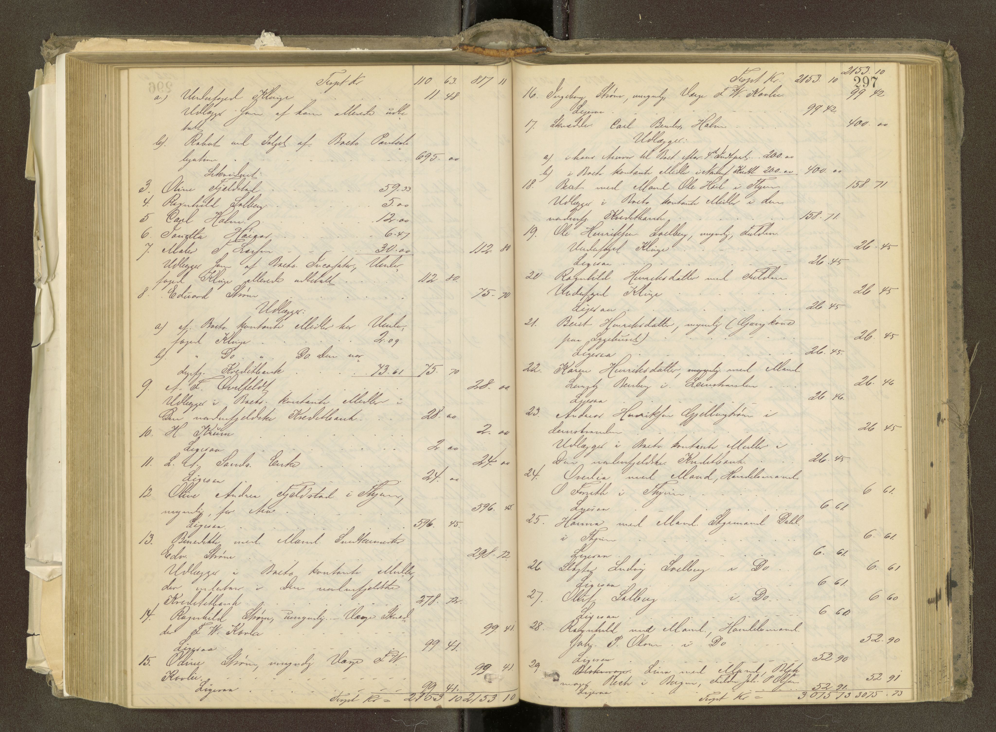 Trondheim byfogd, AV/SAT-A-0003/1/3/3A/L0032: Skifteutlodningsprotokoll - 22/9-1/4. (m/ register) U, 1877-1882, p. 297