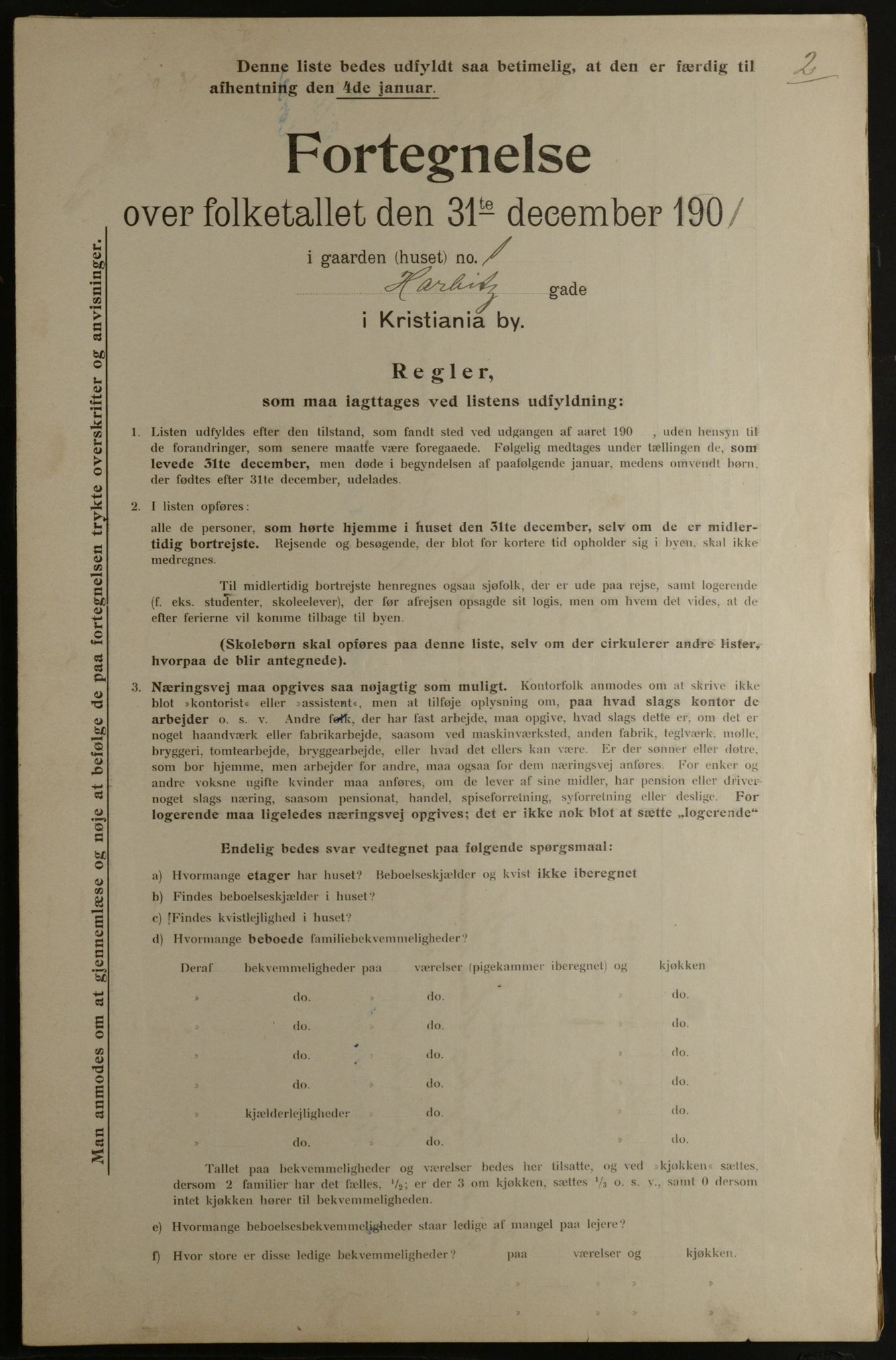 OBA, Municipal Census 1901 for Kristiania, 1901, p. 12427