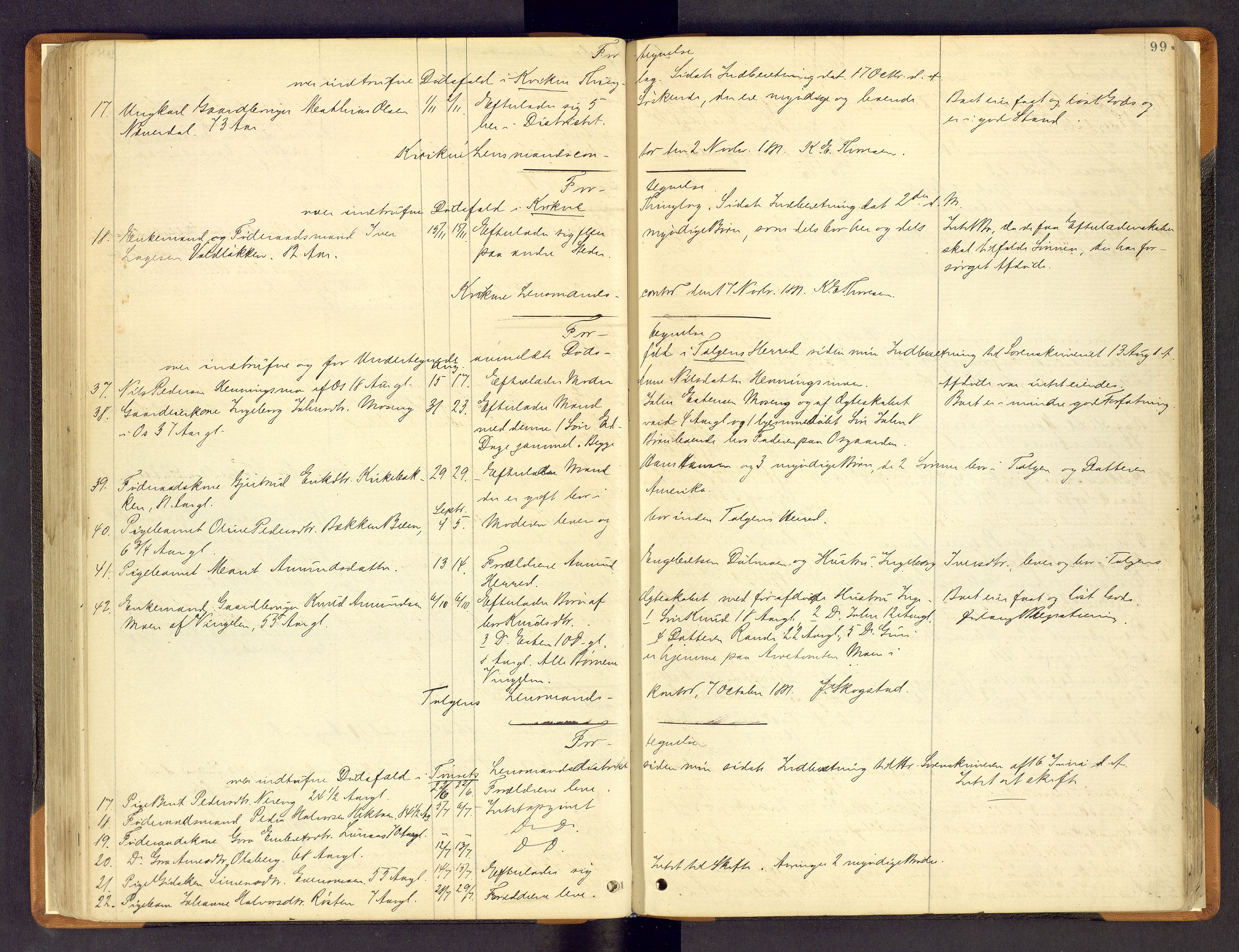 Nord-Østerdal tingrett, SAH/TING-020/H/Hi/L0002/0002: Forskjellig vedrørende tinglysing / Korrigering av grunnboka hvor hjemmelshaver mangler, er død m.v., 1875-1886, p. 99