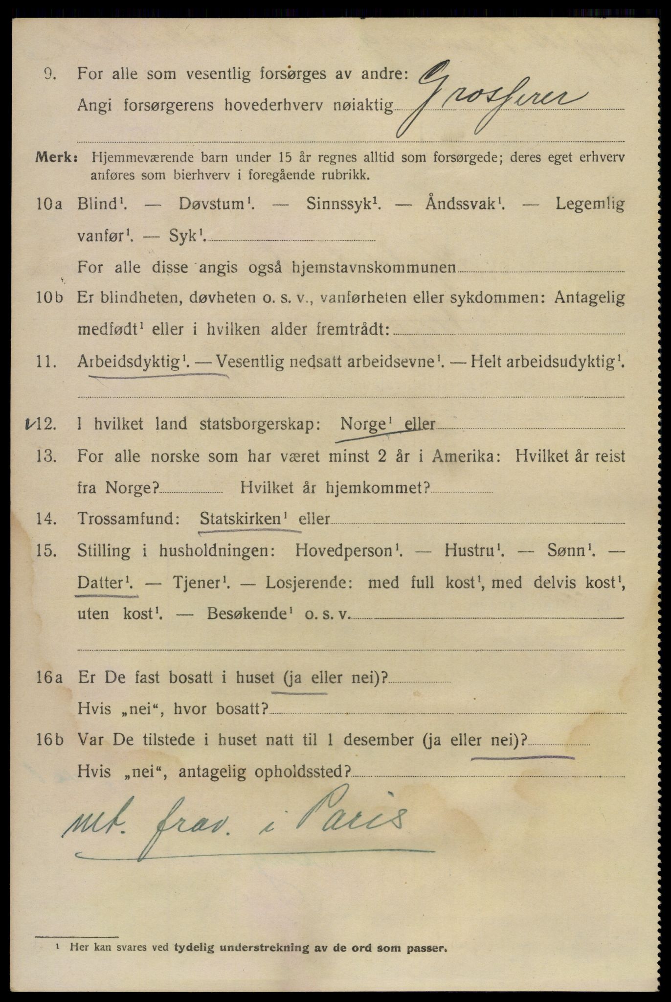 SAO, 1920 census for Kristiania, 1920, p. 340336