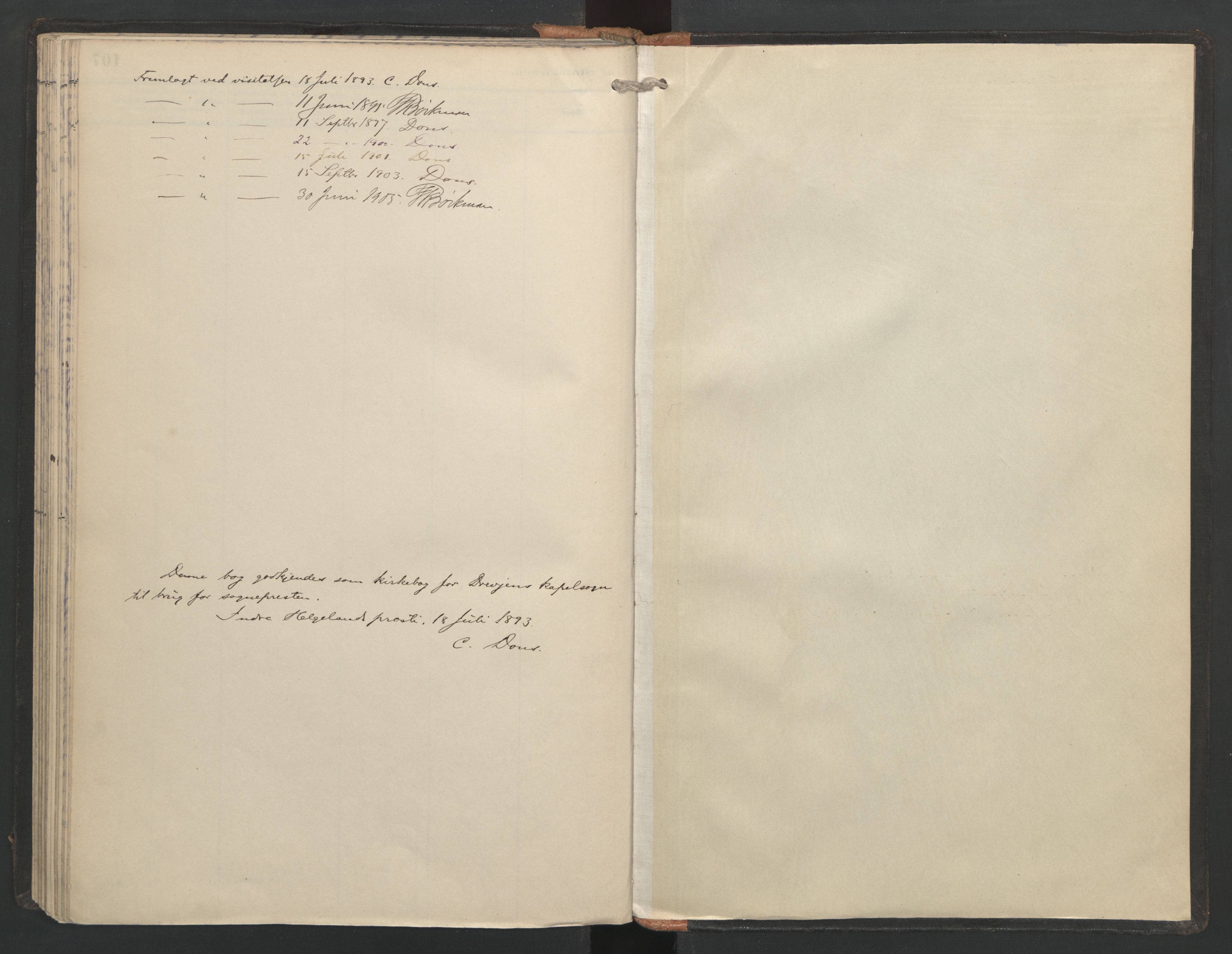 Ministerialprotokoller, klokkerbøker og fødselsregistre - Nordland, SAT/A-1459/821/L0317: Parish register (official) no. 821A01, 1892-1907