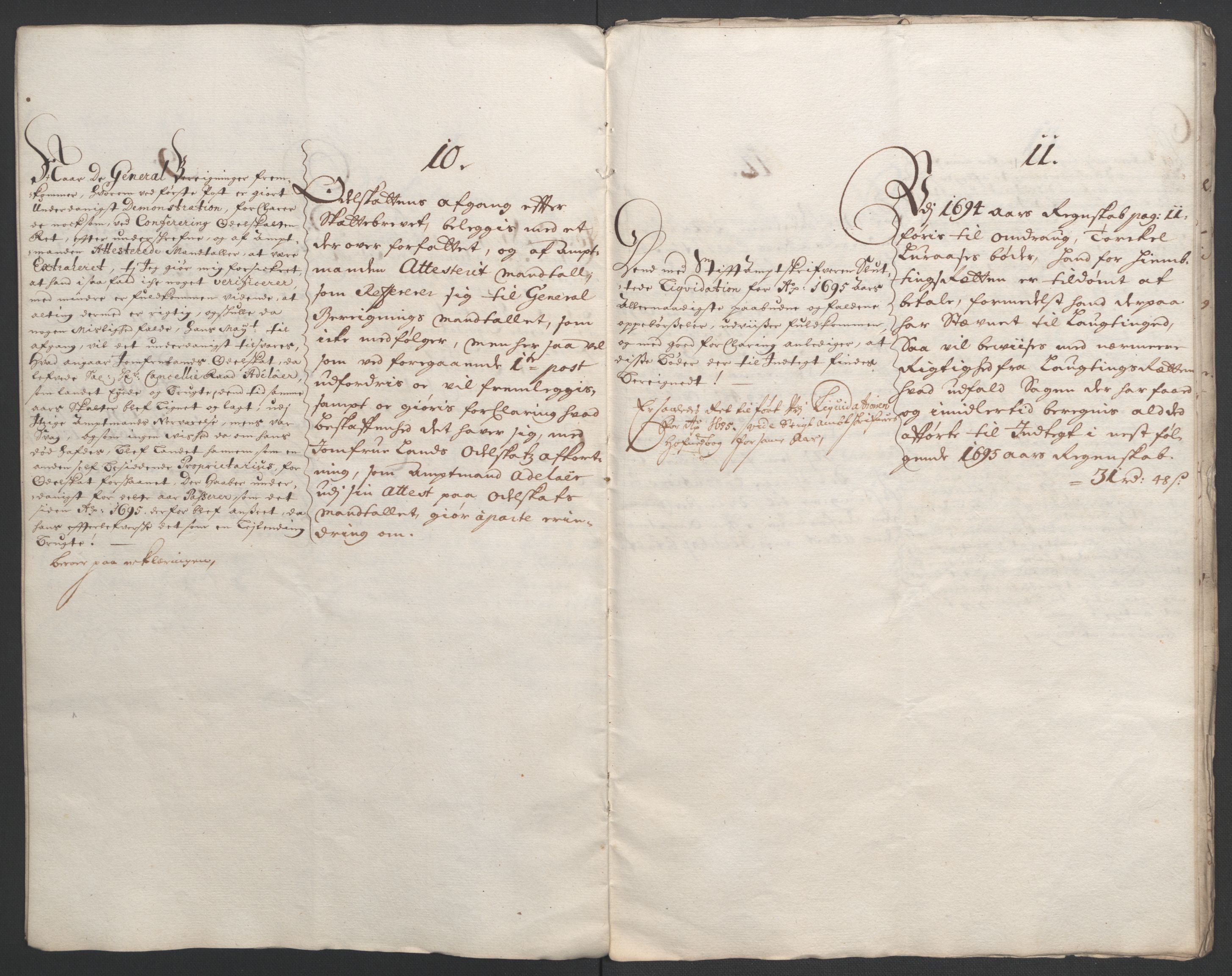 Rentekammeret inntil 1814, Reviderte regnskaper, Fogderegnskap, AV/RA-EA-4092/R36/L2092: Fogderegnskap Øvre og Nedre Telemark og Bamble, 1694, p. 283