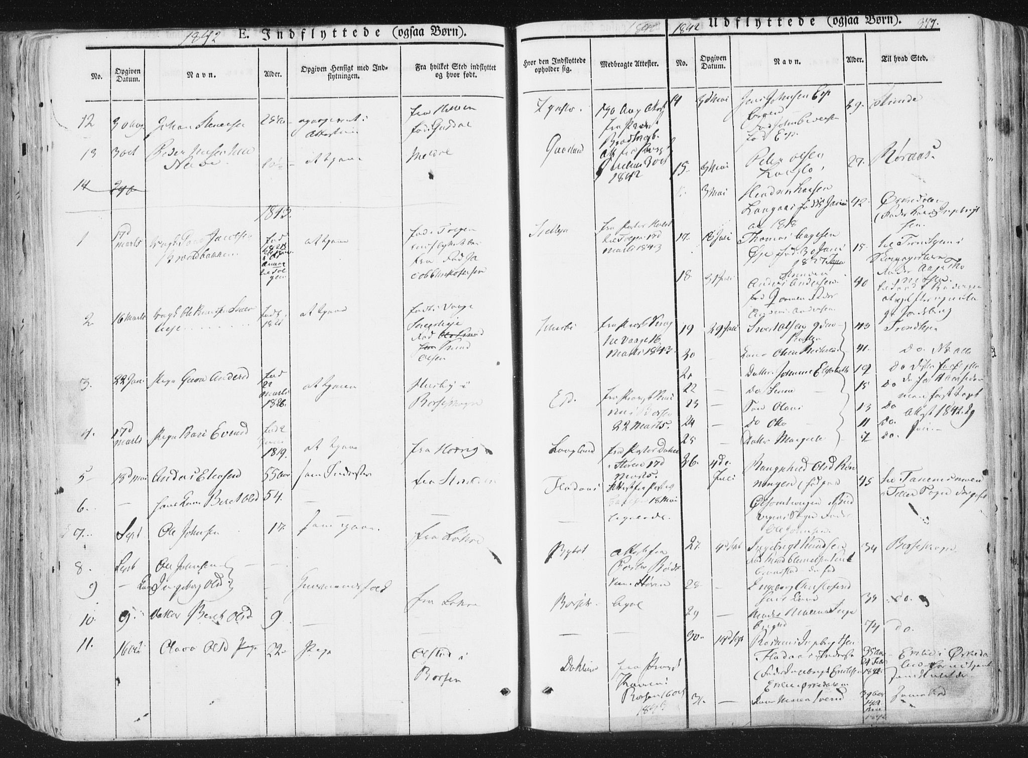 Ministerialprotokoller, klokkerbøker og fødselsregistre - Sør-Trøndelag, SAT/A-1456/691/L1074: Parish register (official) no. 691A06, 1842-1852, p. 377