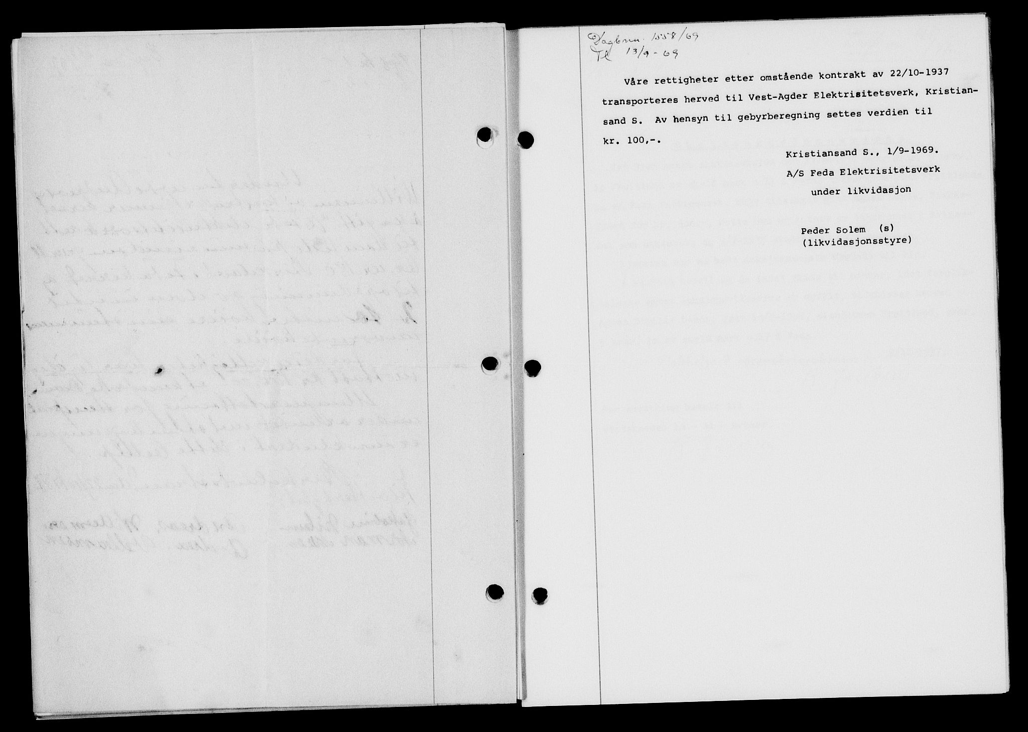 Flekkefjord sorenskriveri, SAK/1221-0001/G/Gb/Gba/L0054: Mortgage book no. A-2, 1937-1938, Diary no: : 663/1937