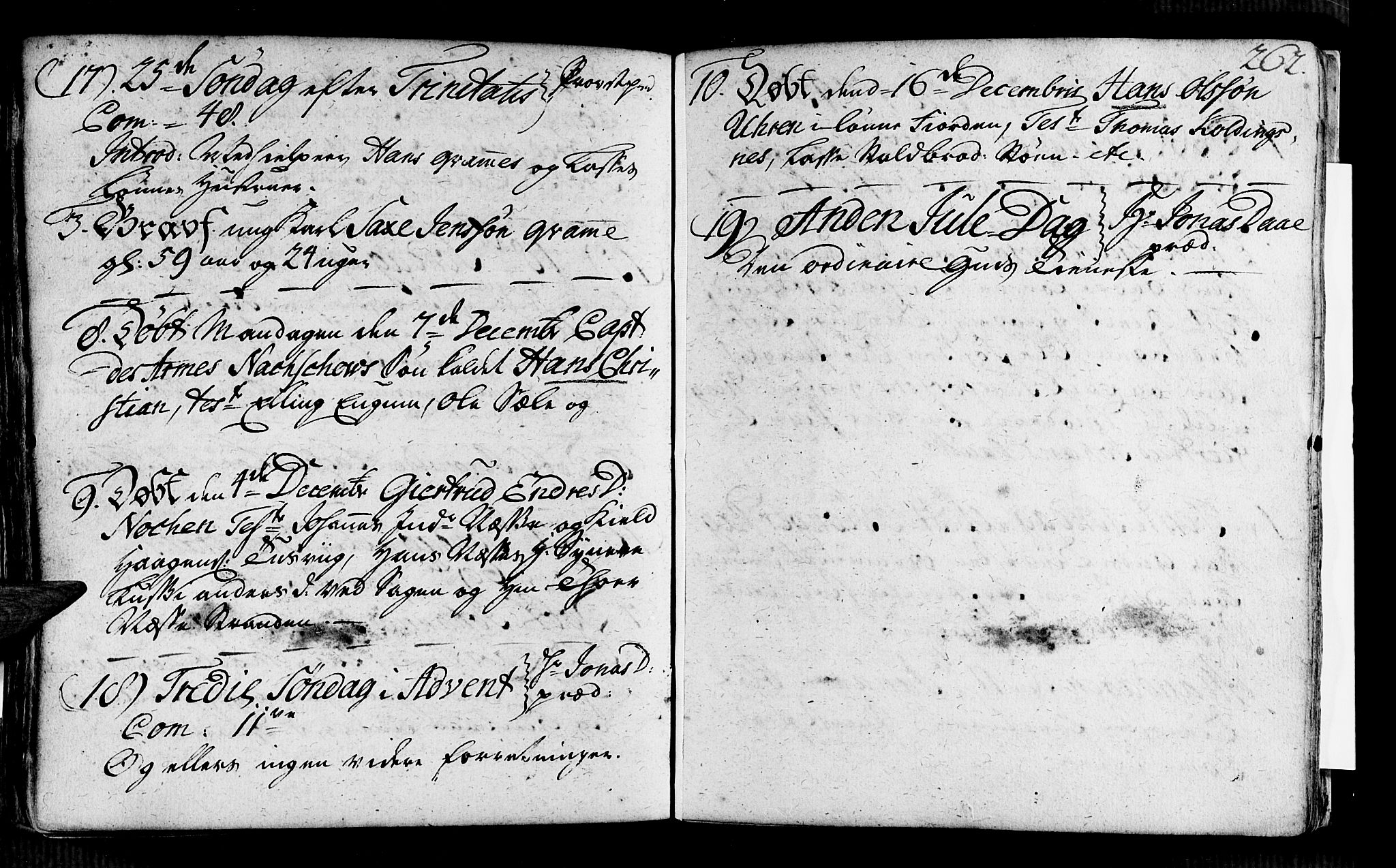 Vik sokneprestembete, SAB/A-81501: Parish register (official) no. A 2 /4, 1740-1754, p. 262