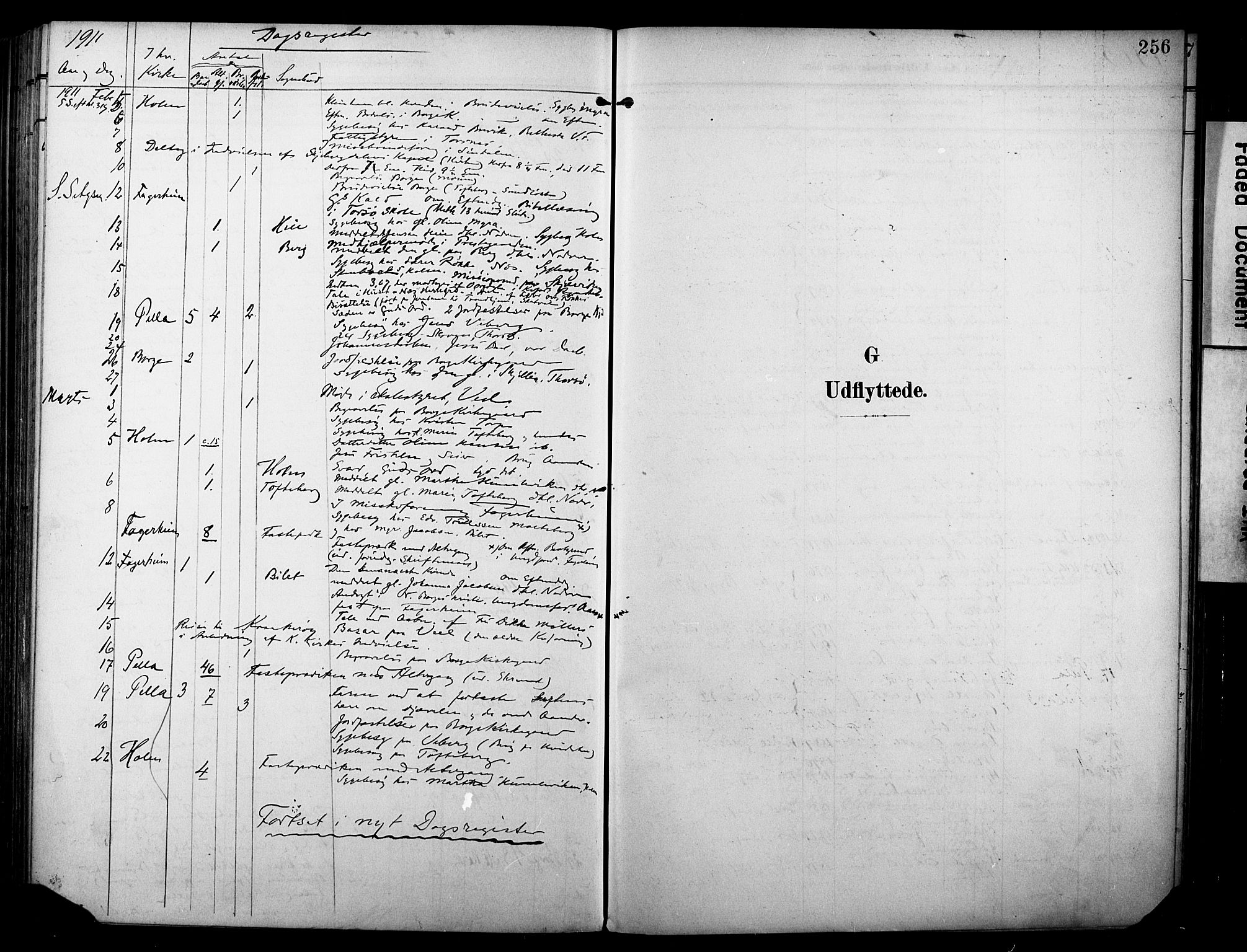 Borge prestekontor Kirkebøker, SAO/A-10903/F/Fa/L0009: Parish register (official) no. I 9, 1902-1911, p. 256