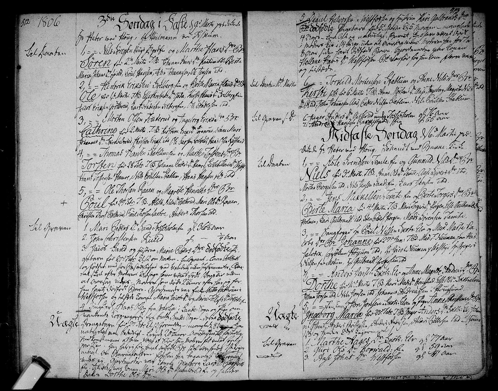 Eiker kirkebøker, AV/SAKO-A-4/F/Fa/L0009: Parish register (official) no. I 9, 1789-1806, p. 512-513