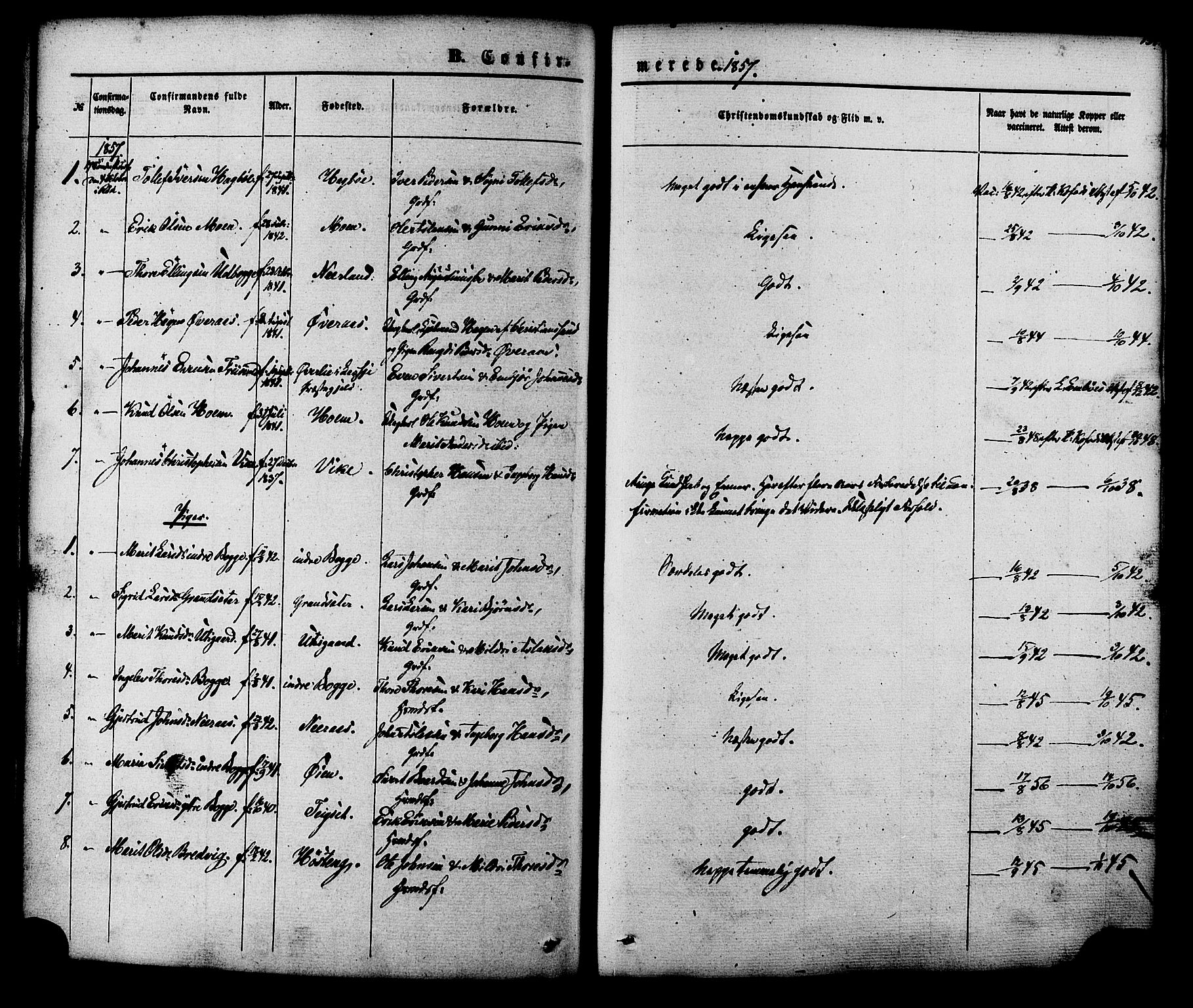 Ministerialprotokoller, klokkerbøker og fødselsregistre - Møre og Romsdal, AV/SAT-A-1454/552/L0637: Parish register (official) no. 552A01, 1845-1879, p. 151