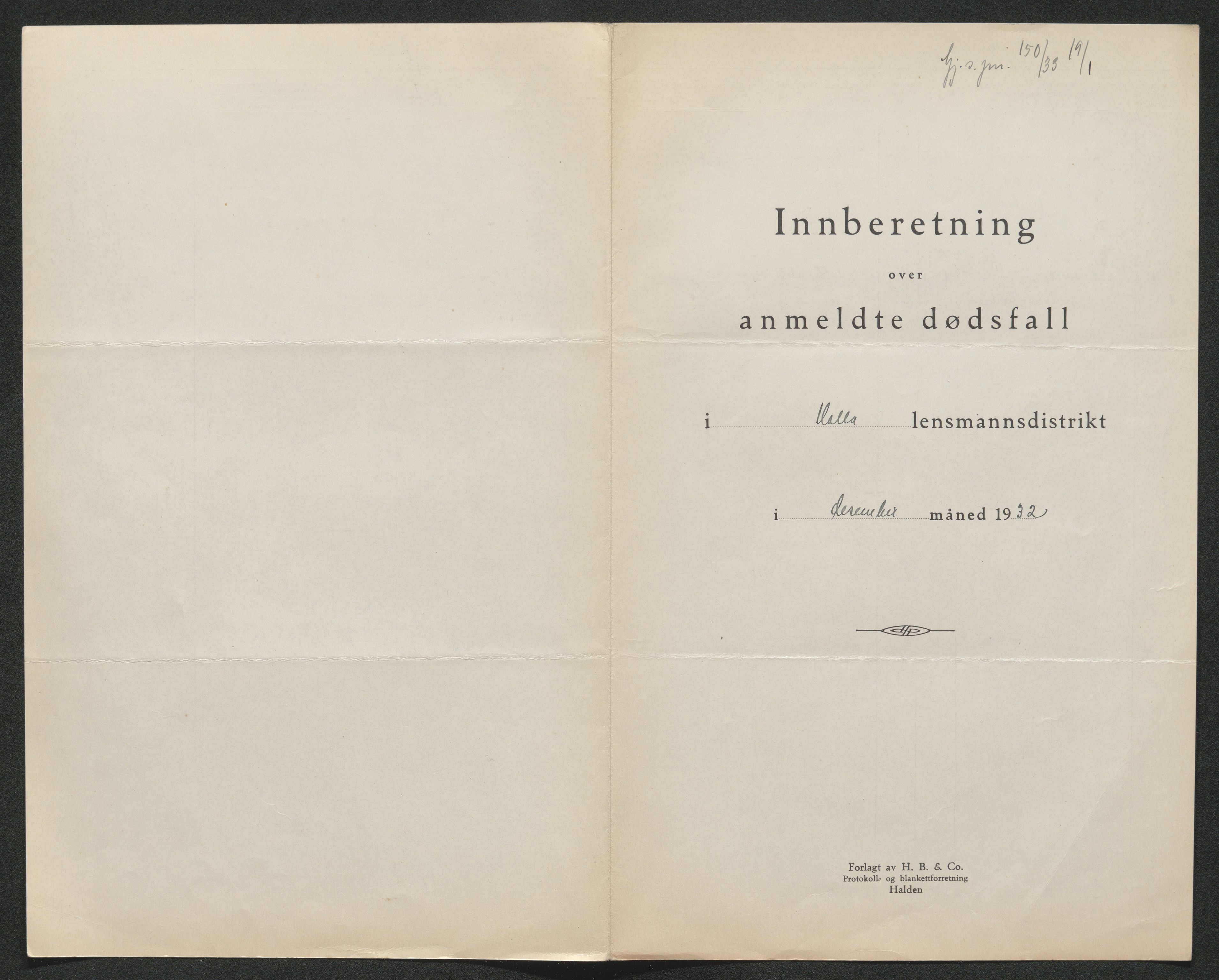 Nedre Telemark sorenskriveri, SAKO/A-135/H/Ha/Hab/L0008: Dødsfallsfortegnelser
, 1931-1935, p. 585