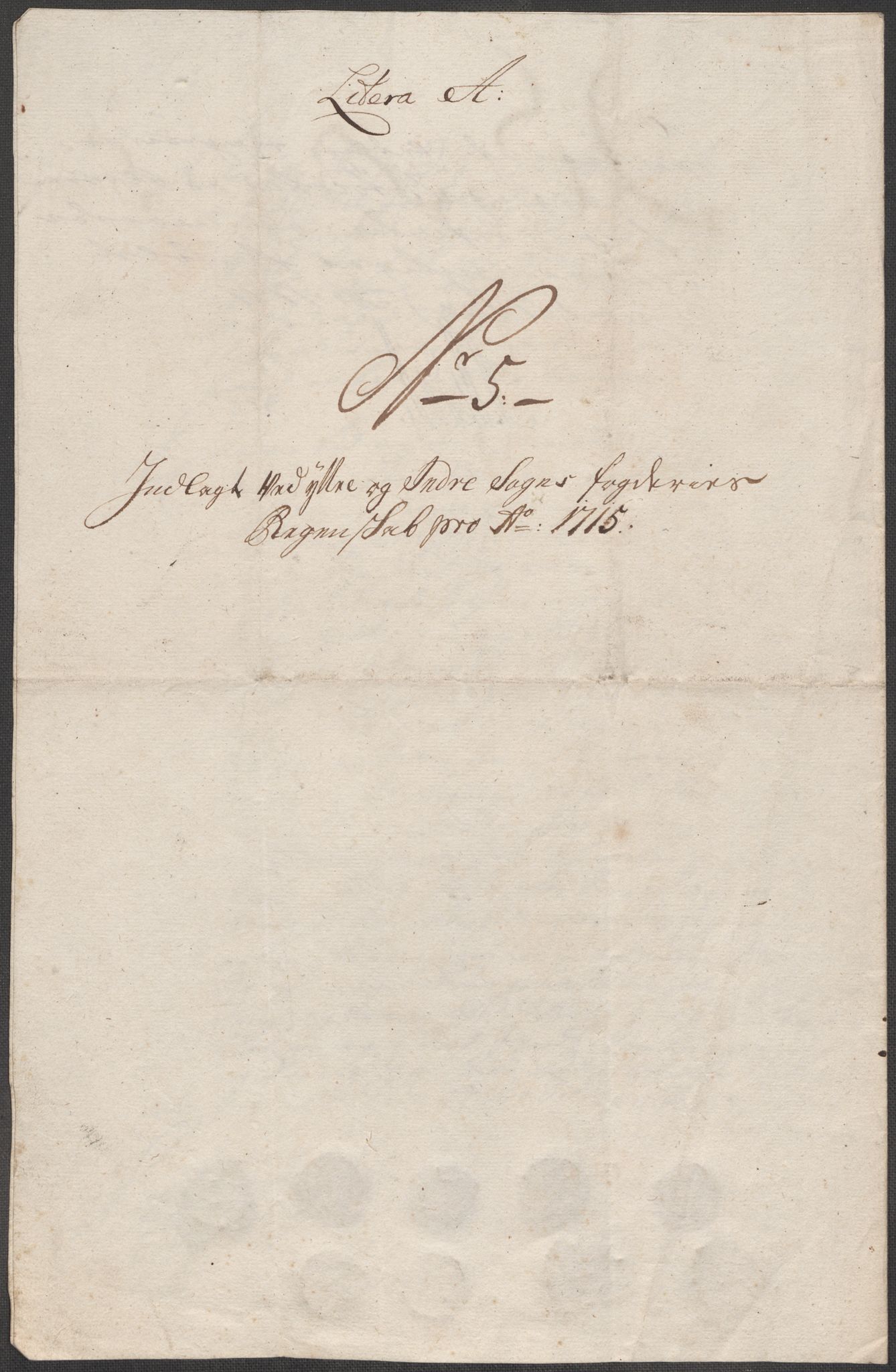 Rentekammeret inntil 1814, Reviderte regnskaper, Fogderegnskap, AV/RA-EA-4092/R52/L3320: Fogderegnskap Sogn, 1715-1716, p. 39