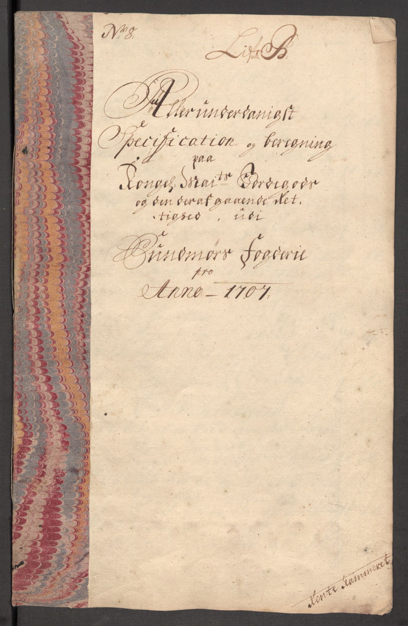 Rentekammeret inntil 1814, Reviderte regnskaper, Fogderegnskap, RA/EA-4092/R54/L3561: Fogderegnskap Sunnmøre, 1706-1707, p. 205