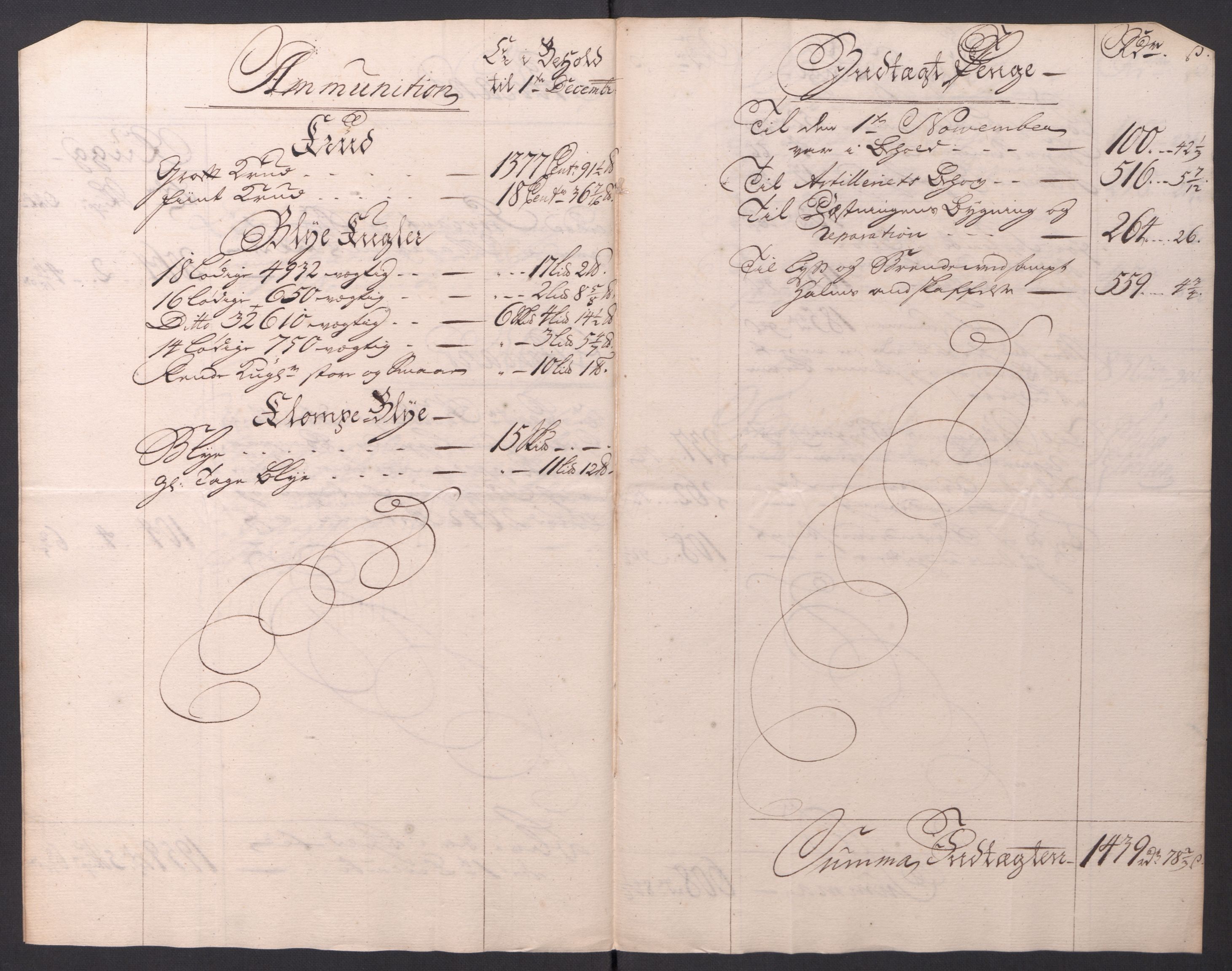 Kommanderende general (KG I) med Det norske krigsdirektorium, AV/RA-EA-5419/D/L0154: Fredriksten festning: Brev, inventarfortegnelser og regnskapsekstrakter, 1730-1739, p. 493