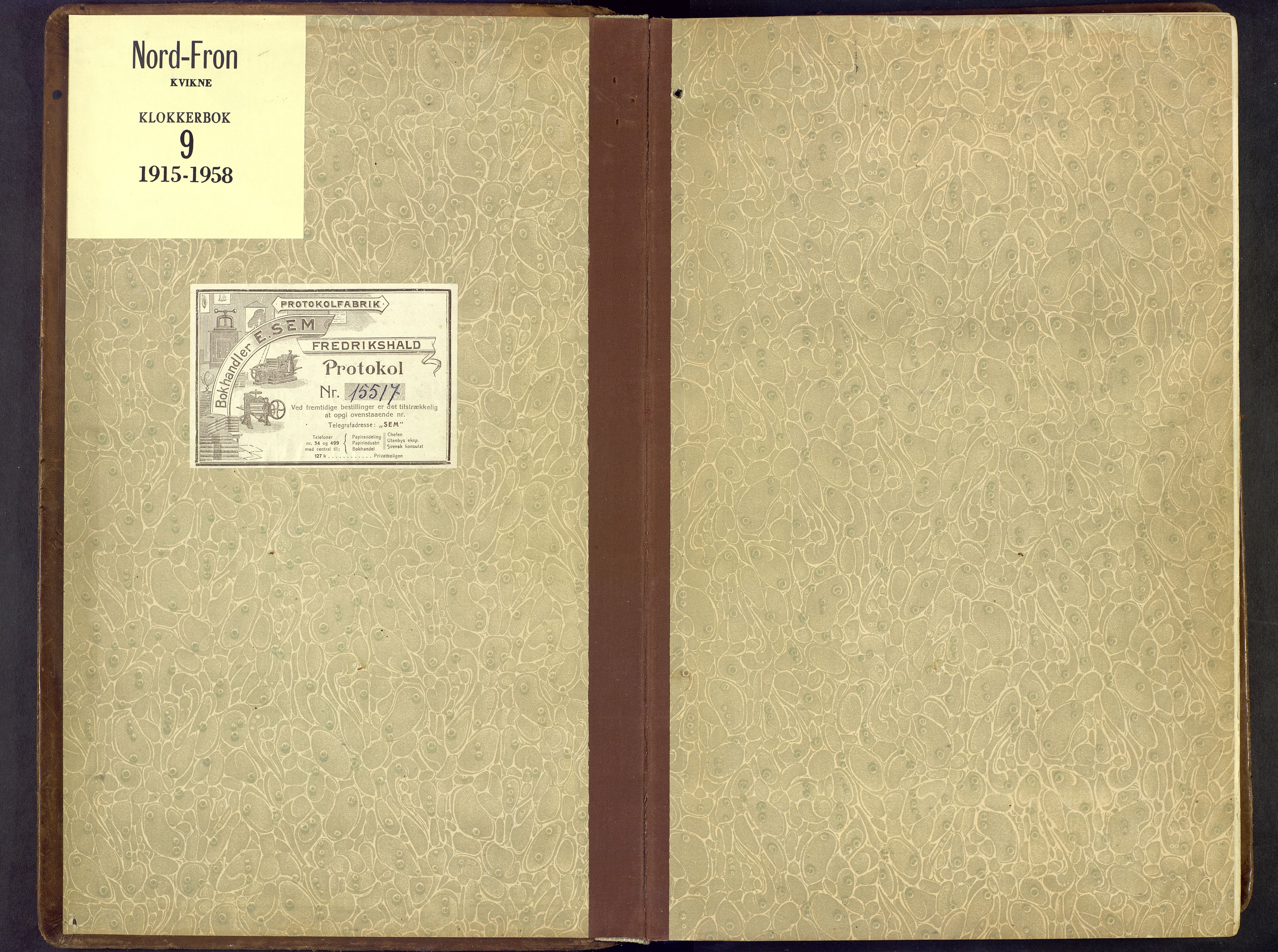 Nord-Fron prestekontor, SAH/PREST-080/H/Ha/Hab/L0009: Parish register (copy) no. 9, 1915-1958