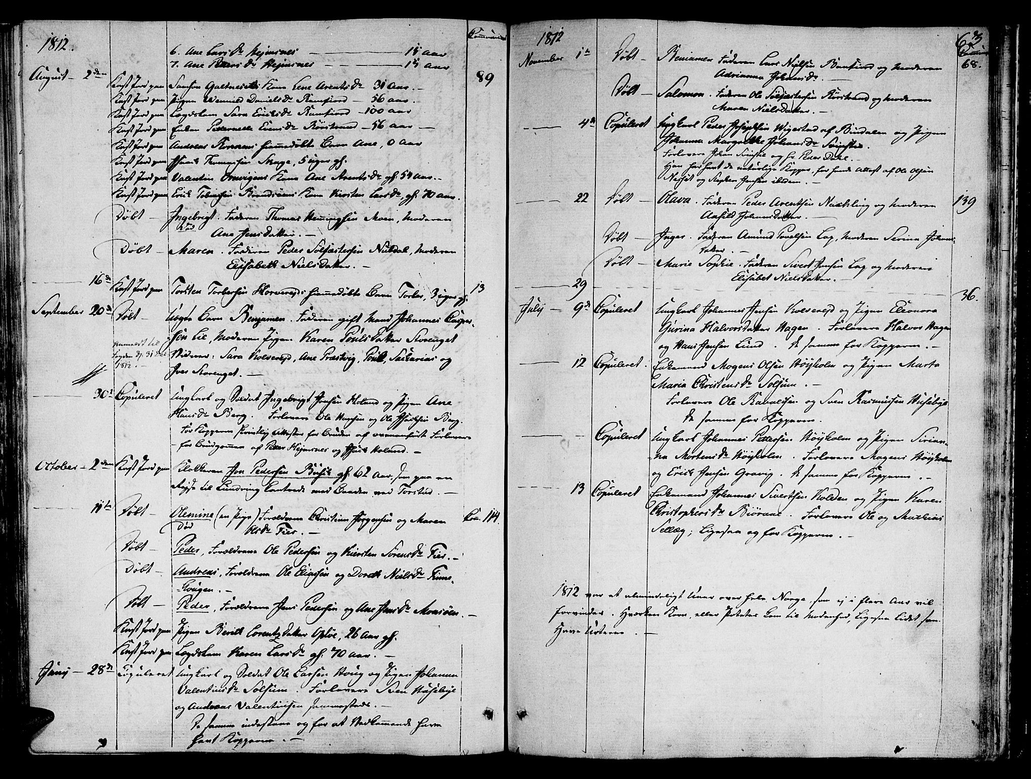 Ministerialprotokoller, klokkerbøker og fødselsregistre - Nord-Trøndelag, SAT/A-1458/780/L0633: Parish register (official) no. 780A02 /1, 1787-1814, p. 63
