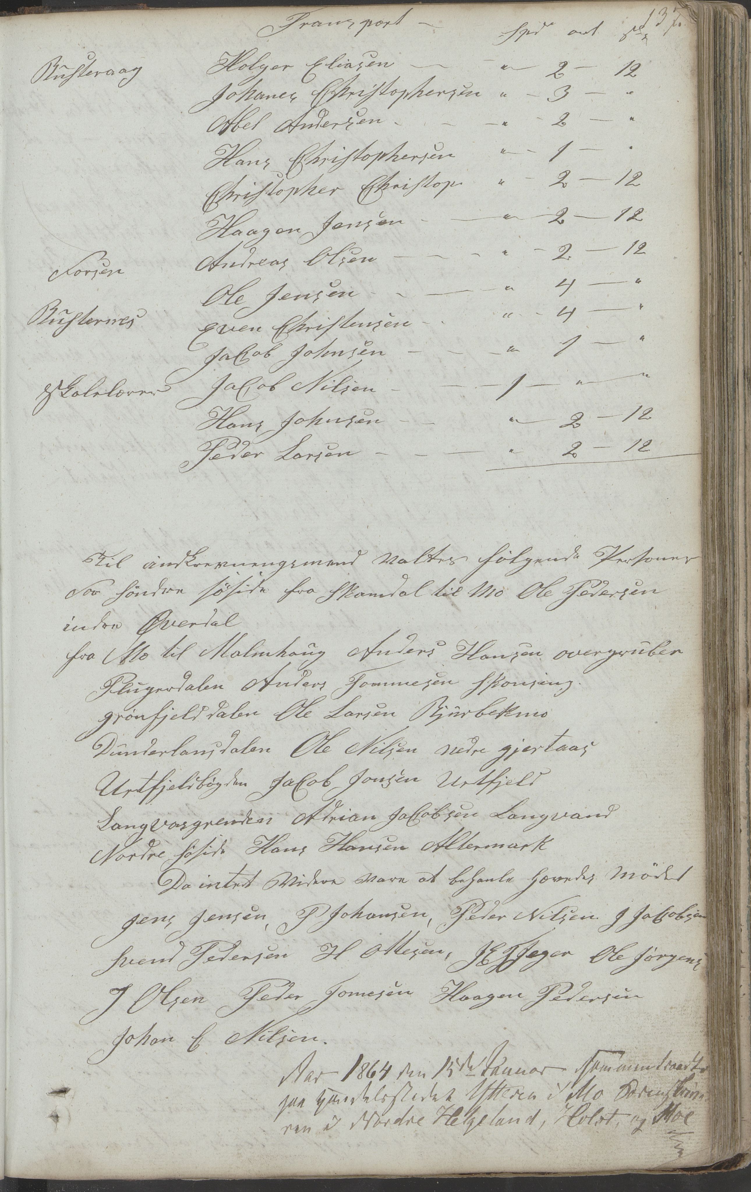 Mo kommune. Formannskapet, AIN/K-18031.150/A/Aa/L0001: Møtebok, 1838-1876, p. 137