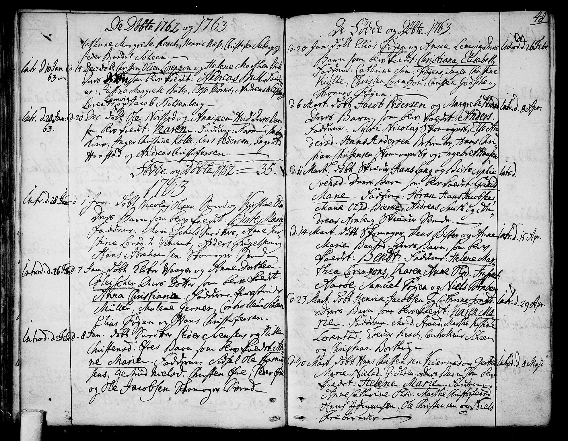 Tønsberg kirkebøker, SAKO/A-330/F/Fa/L0002: Parish register (official) no. I 2, 1760-1796, p. 48