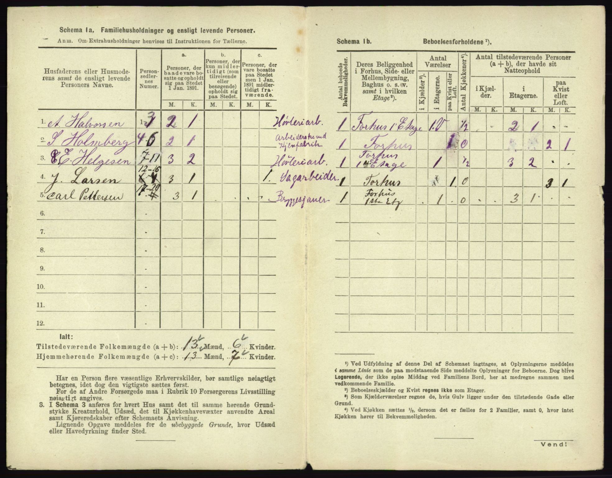 RA, 1891 census for 0602 Drammen, 1891, p. 2080