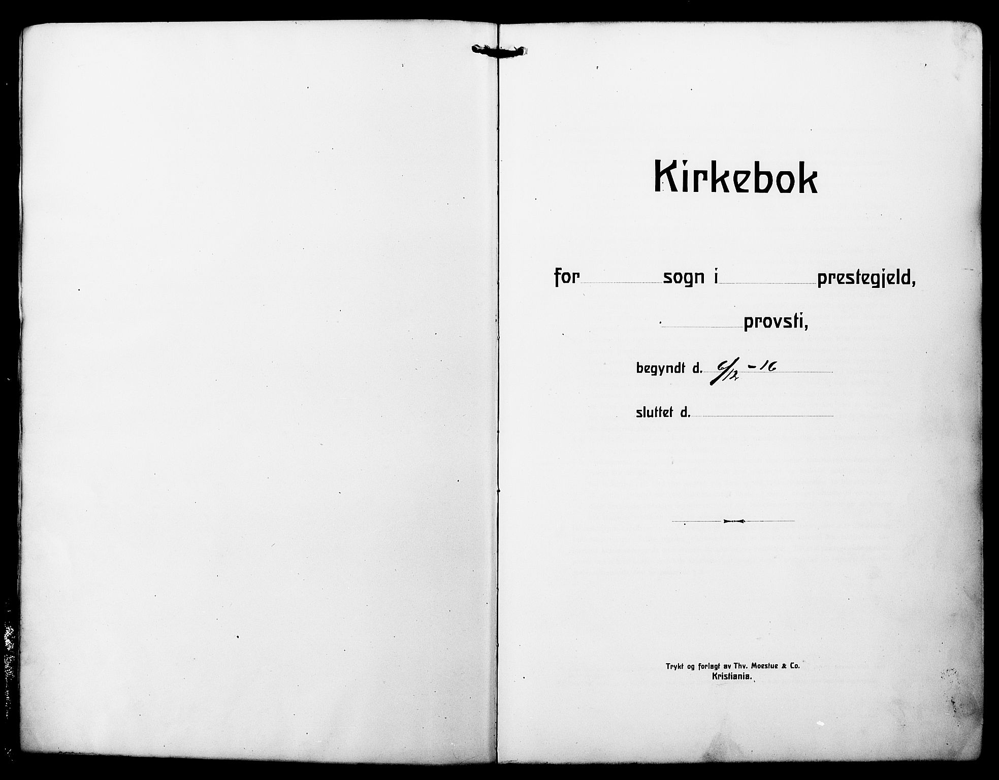 Fødselsstiftelsens sokneprestembete*, SAB/-: Parish register (copy) no. A 3, 1916-1925