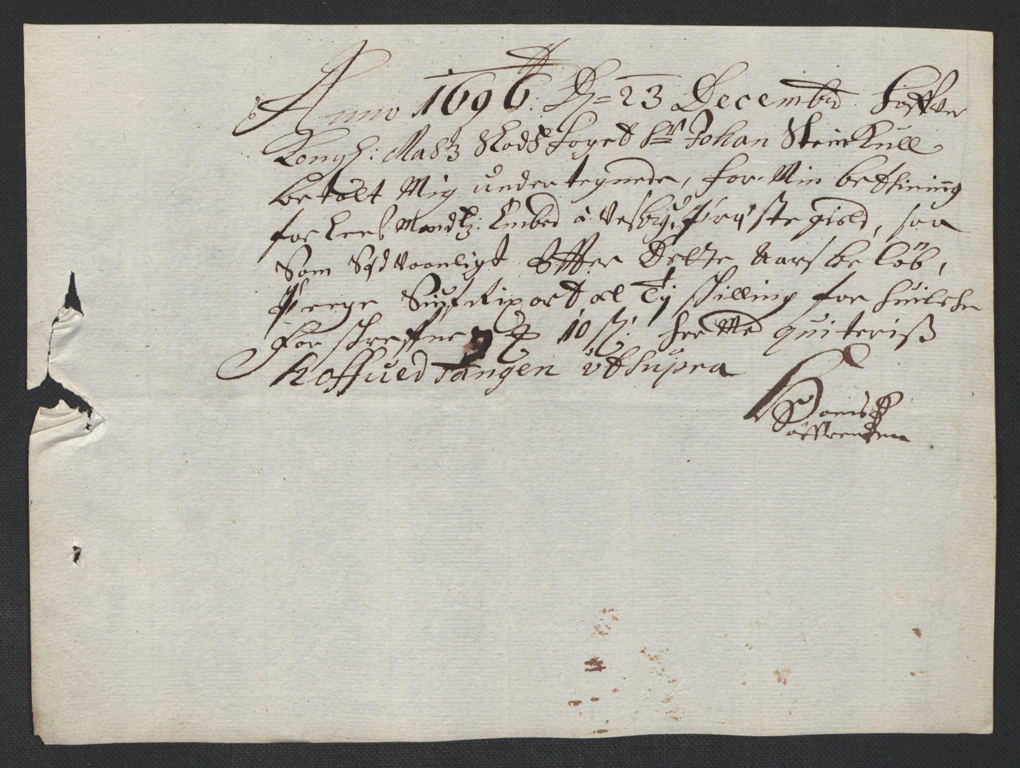 Rentekammeret inntil 1814, Reviderte regnskaper, Fogderegnskap, AV/RA-EA-4092/R10/L0440: Fogderegnskap Aker og Follo, 1696-1697, p. 210