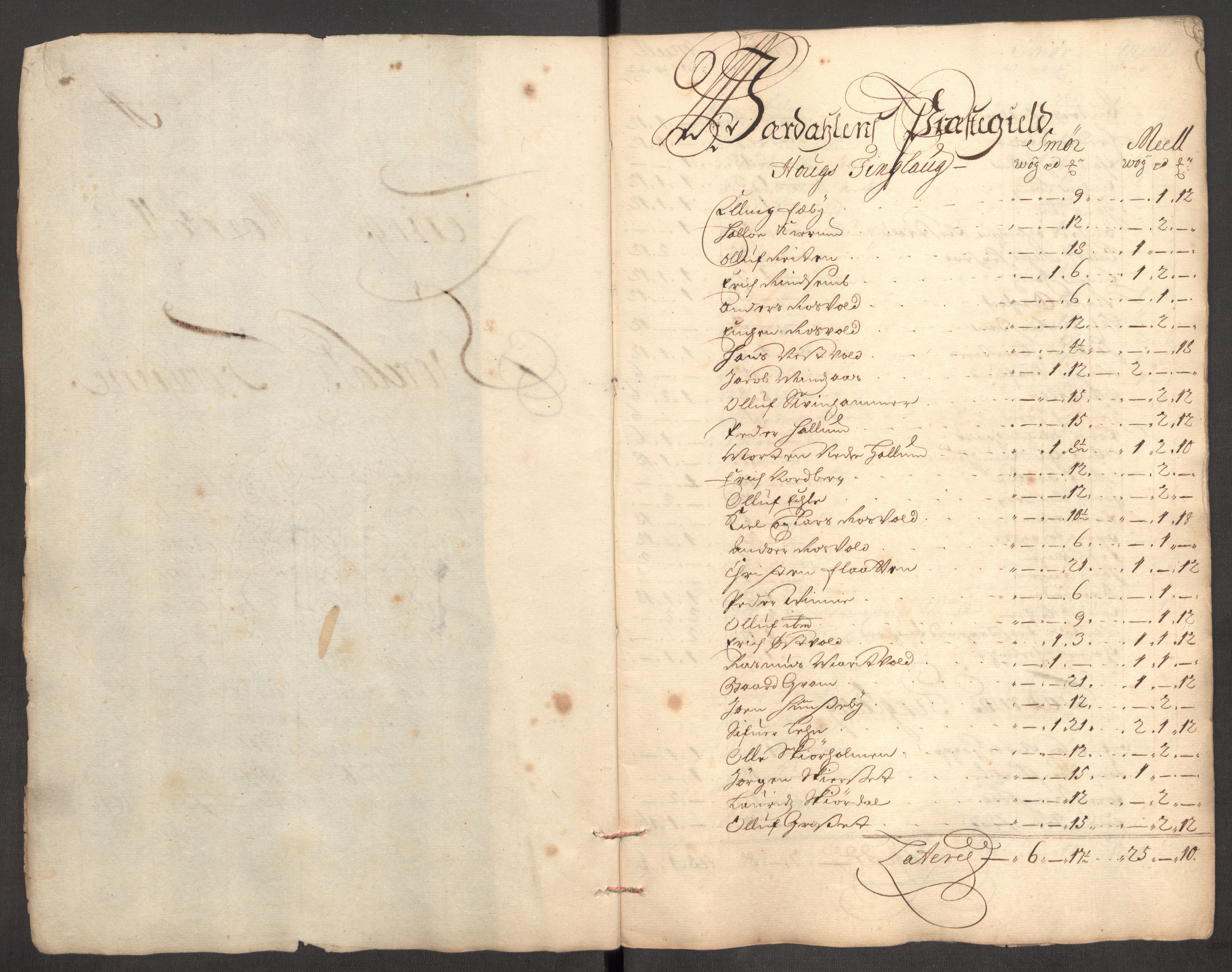 Rentekammeret inntil 1814, Reviderte regnskaper, Fogderegnskap, RA/EA-4092/R62/L4188: Fogderegnskap Stjørdal og Verdal, 1696, p. 31