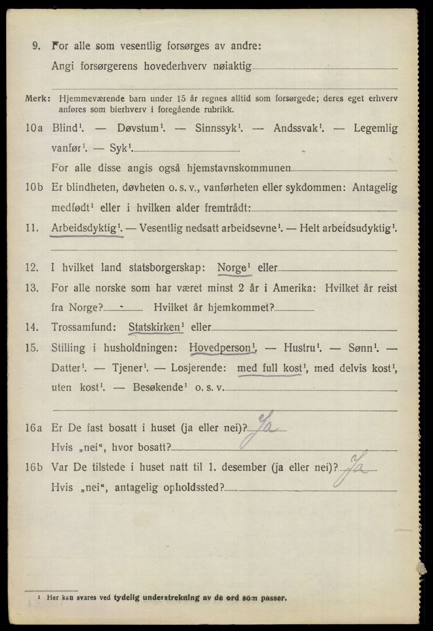 SAO, 1920 census for Enebakk, 1920, p. 2098